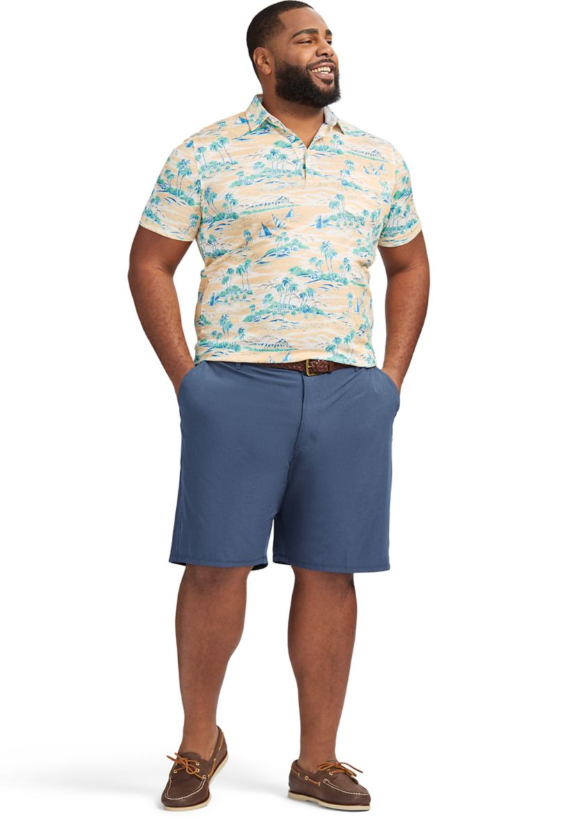 Big & Tall Sunshield Performance Short Sleeve Polo Shirt