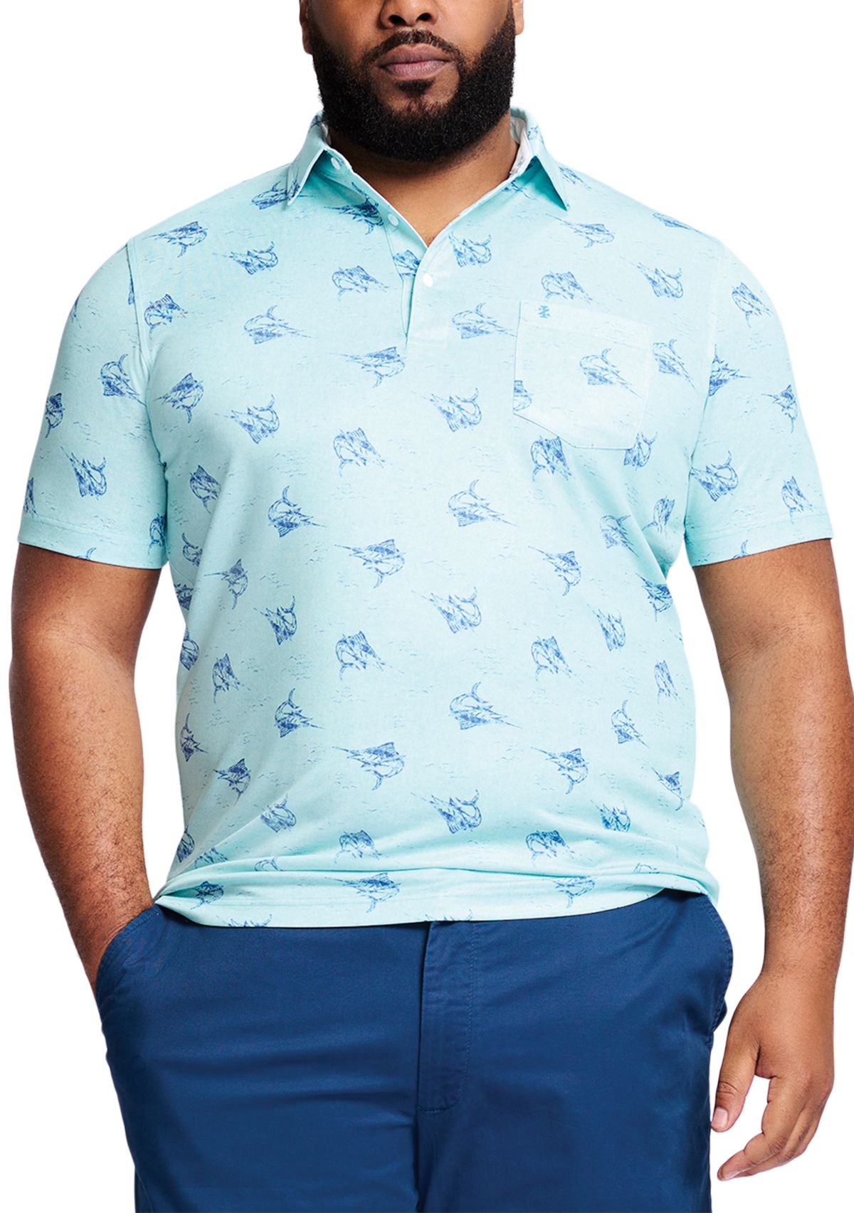 Big & Tall Sunshield Performance Short Sleeve Polo Shirt