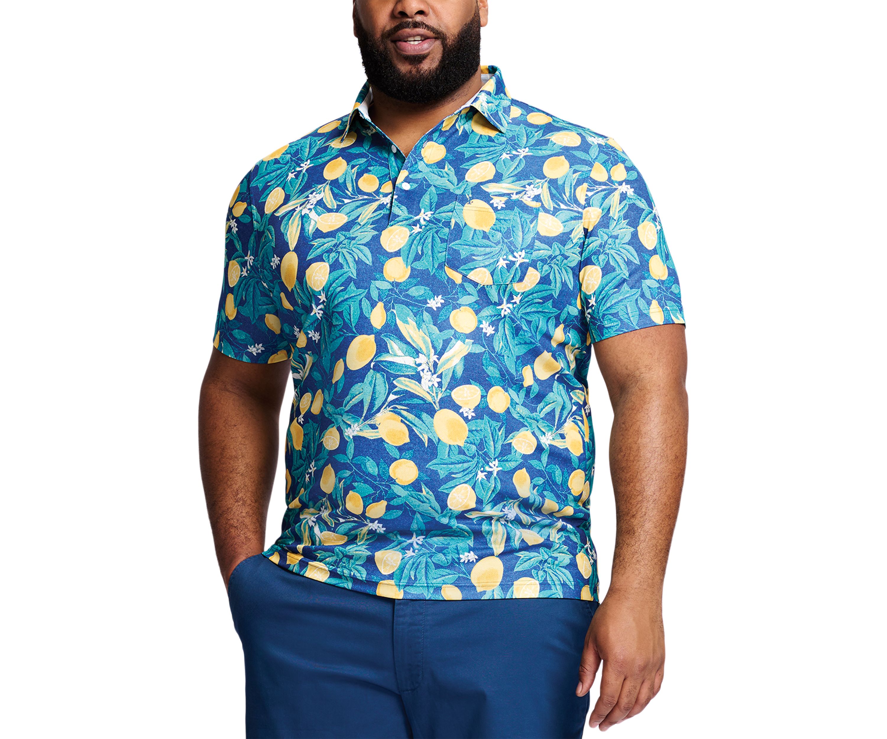 Big & Tall Sunshield Performance Short Sleeve Polo Shirt