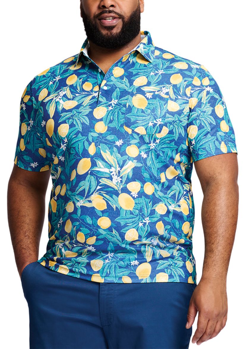 Big & Tall Sunshield Performance Short Sleeve Polo Shirt