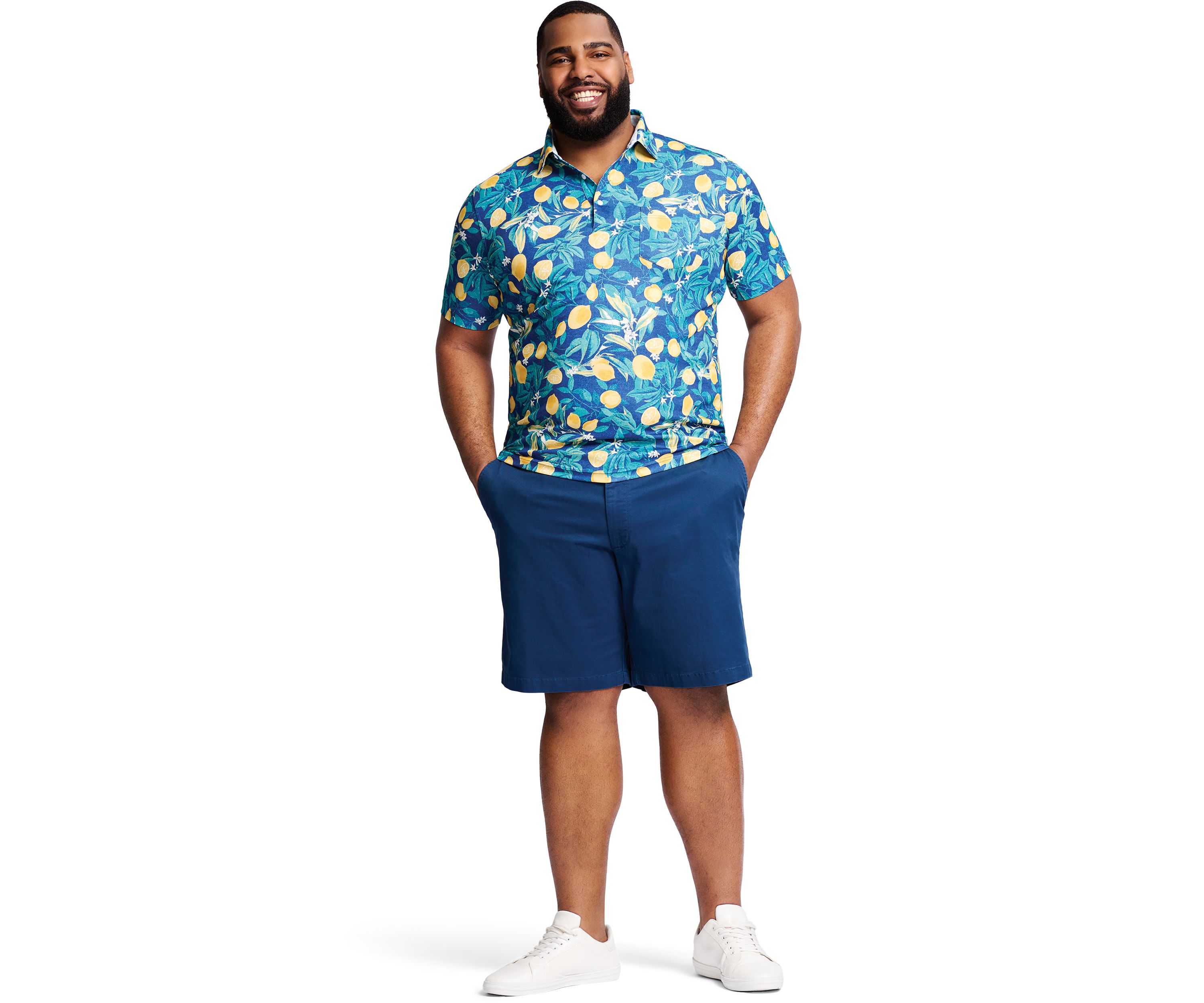 Big & Tall Sunshield Performance Short Sleeve Polo Shirt