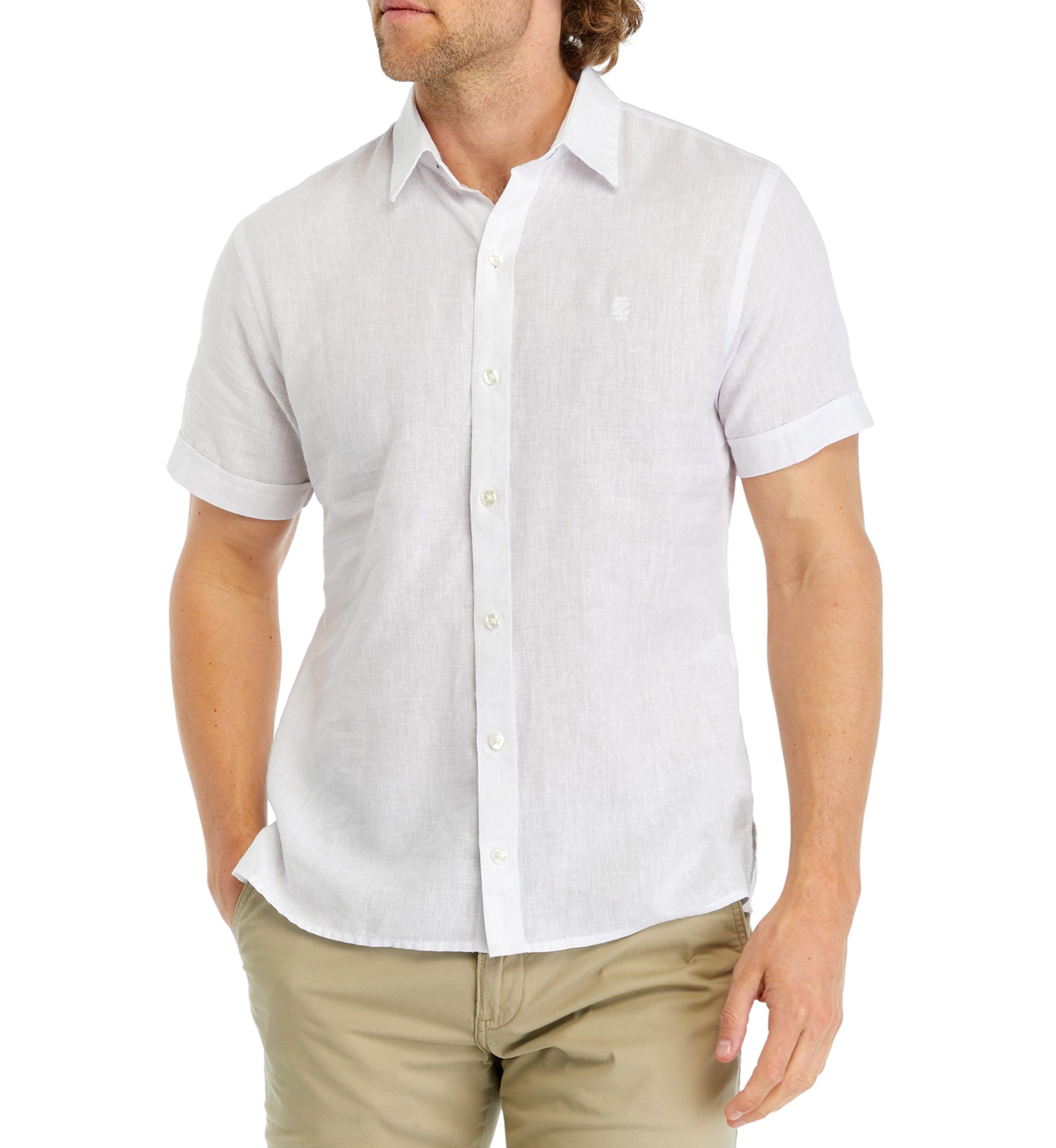 Solid Linen Shirt 