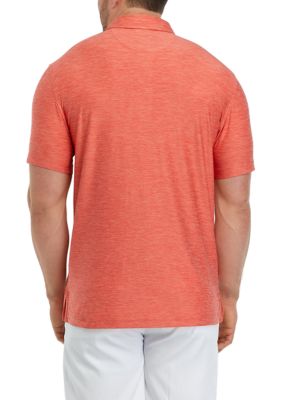 IZOD Saltwater Mens Big & Tall Orange Weekend Bound Long Sleeve