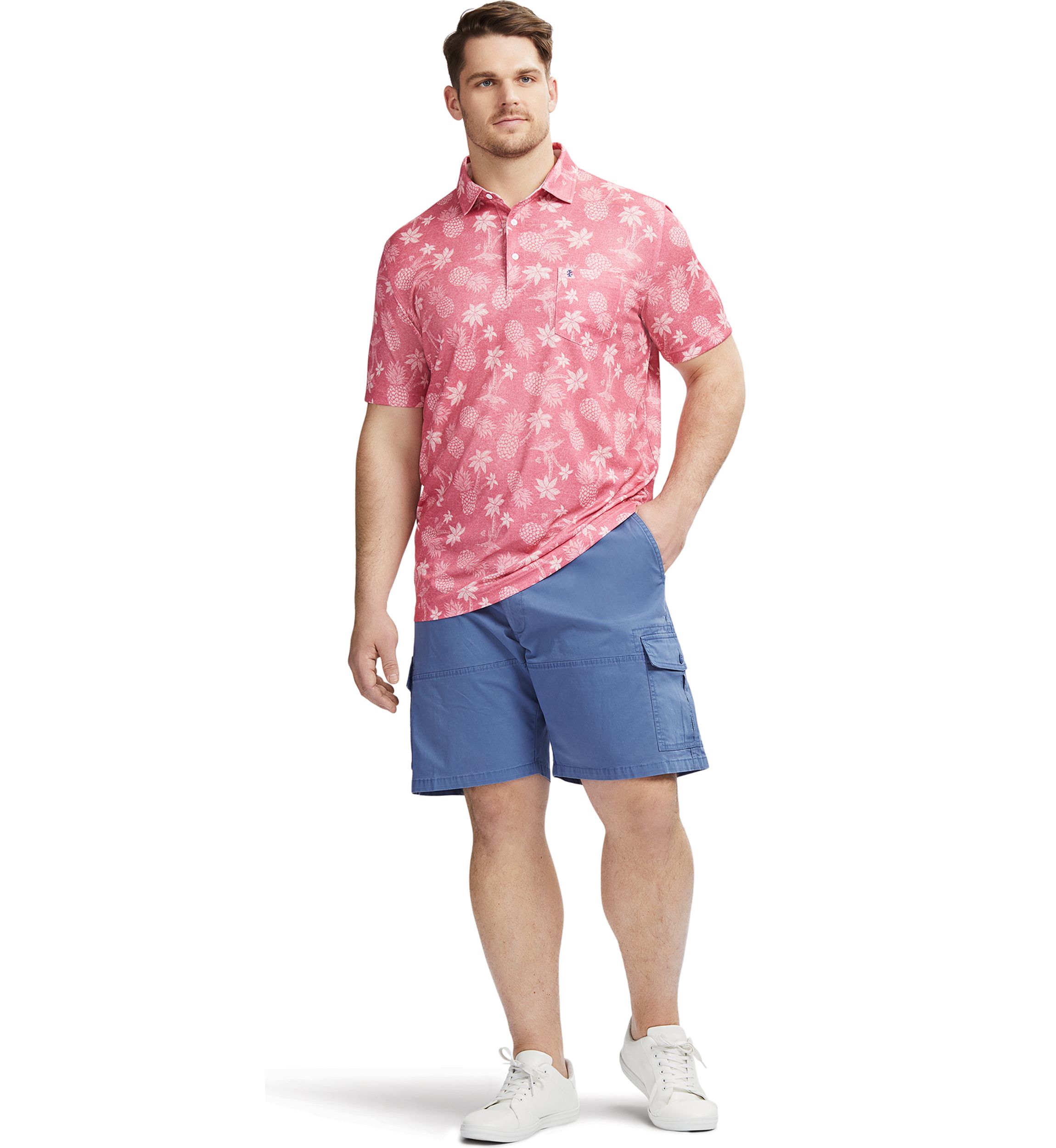 Big & Tall Sunshield Performance Short Sleeve Polo Shirt
