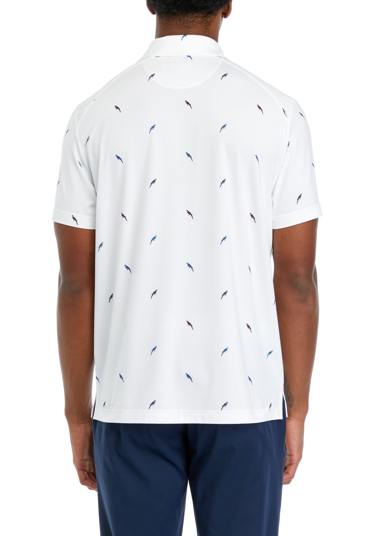 Parrot Printed Polo Shirt
