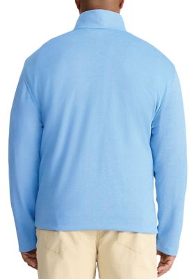 Big & Tall Long Sleeve Performance Comfort 1/4 Zip Pullover​