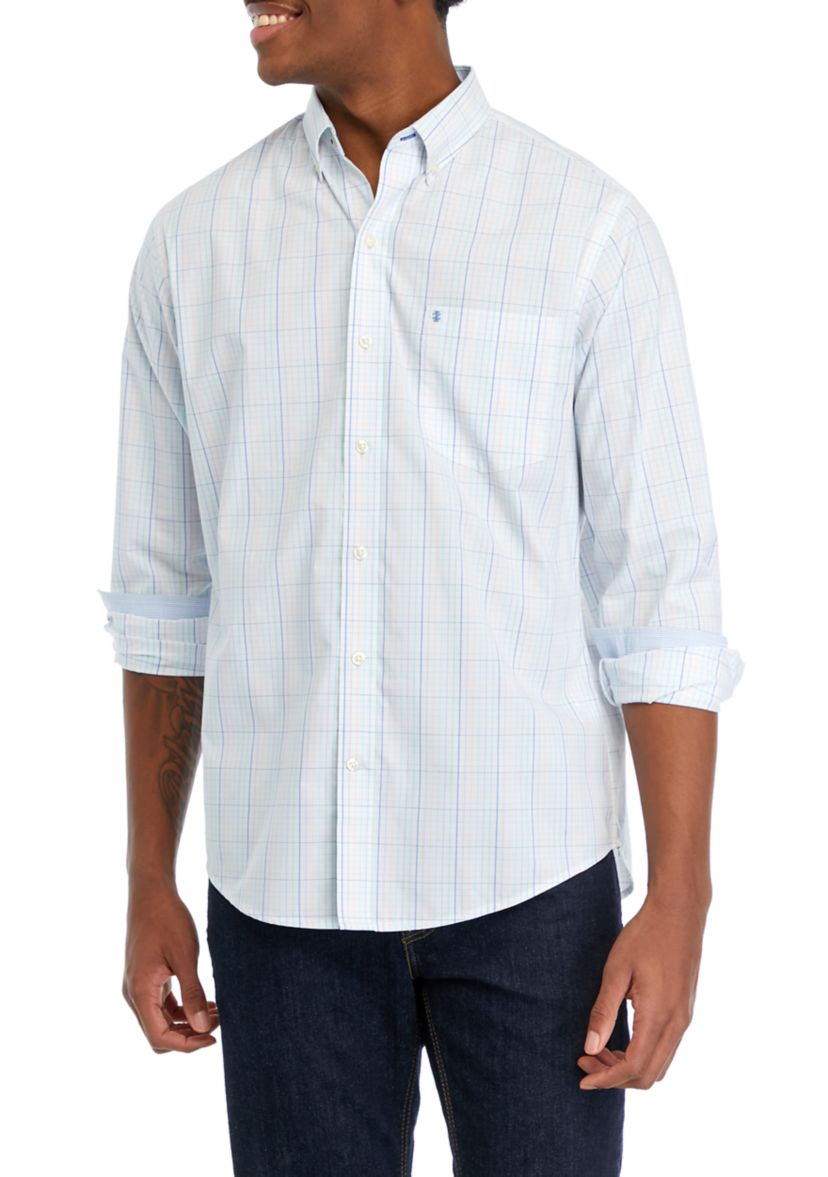  Performance Comfort Long Sleeve Button Down Shirt