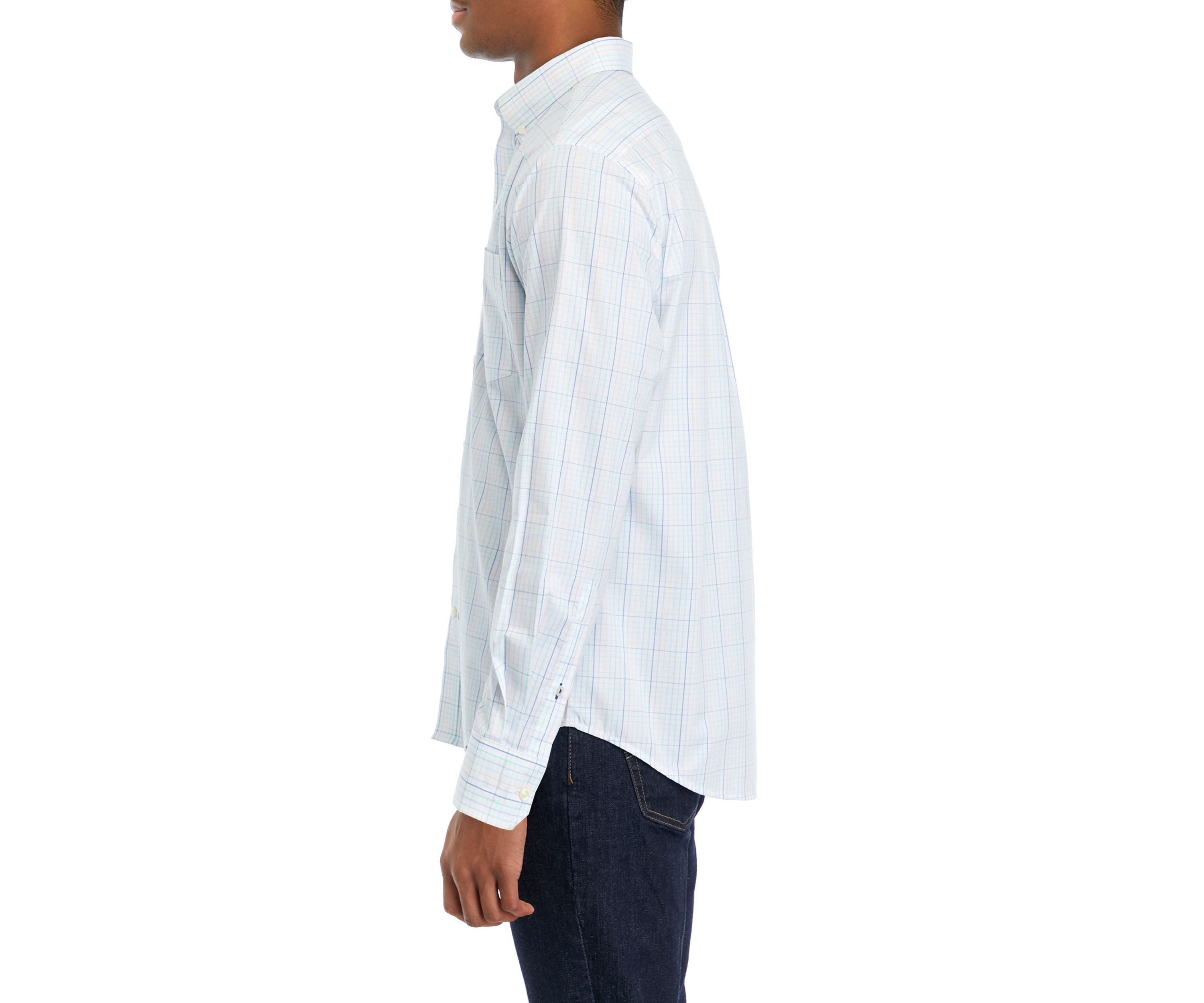  Performance Comfort Long Sleeve Button Down Shirt