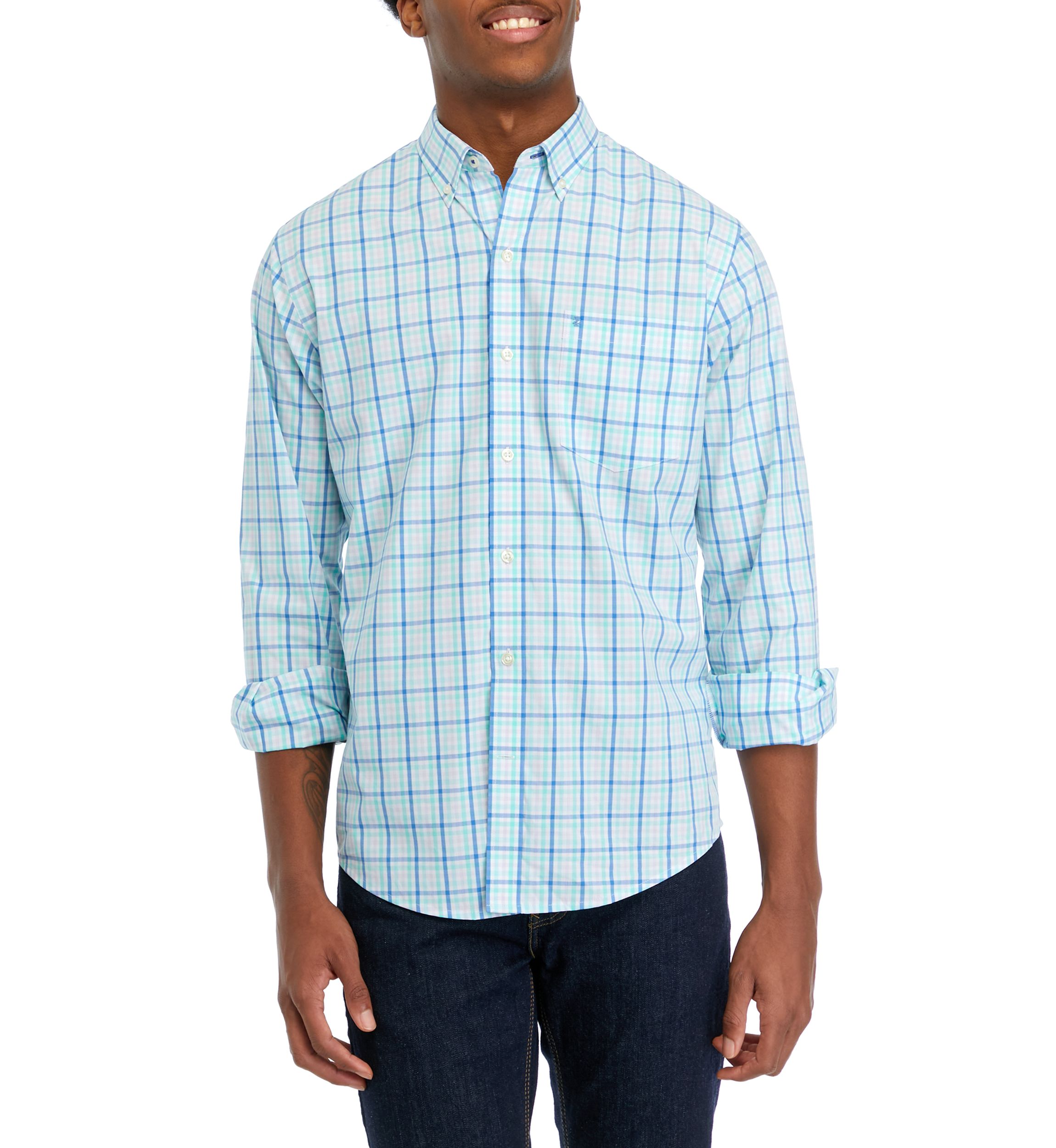 Performance Comfort Long Sleeve Button Down Shirt