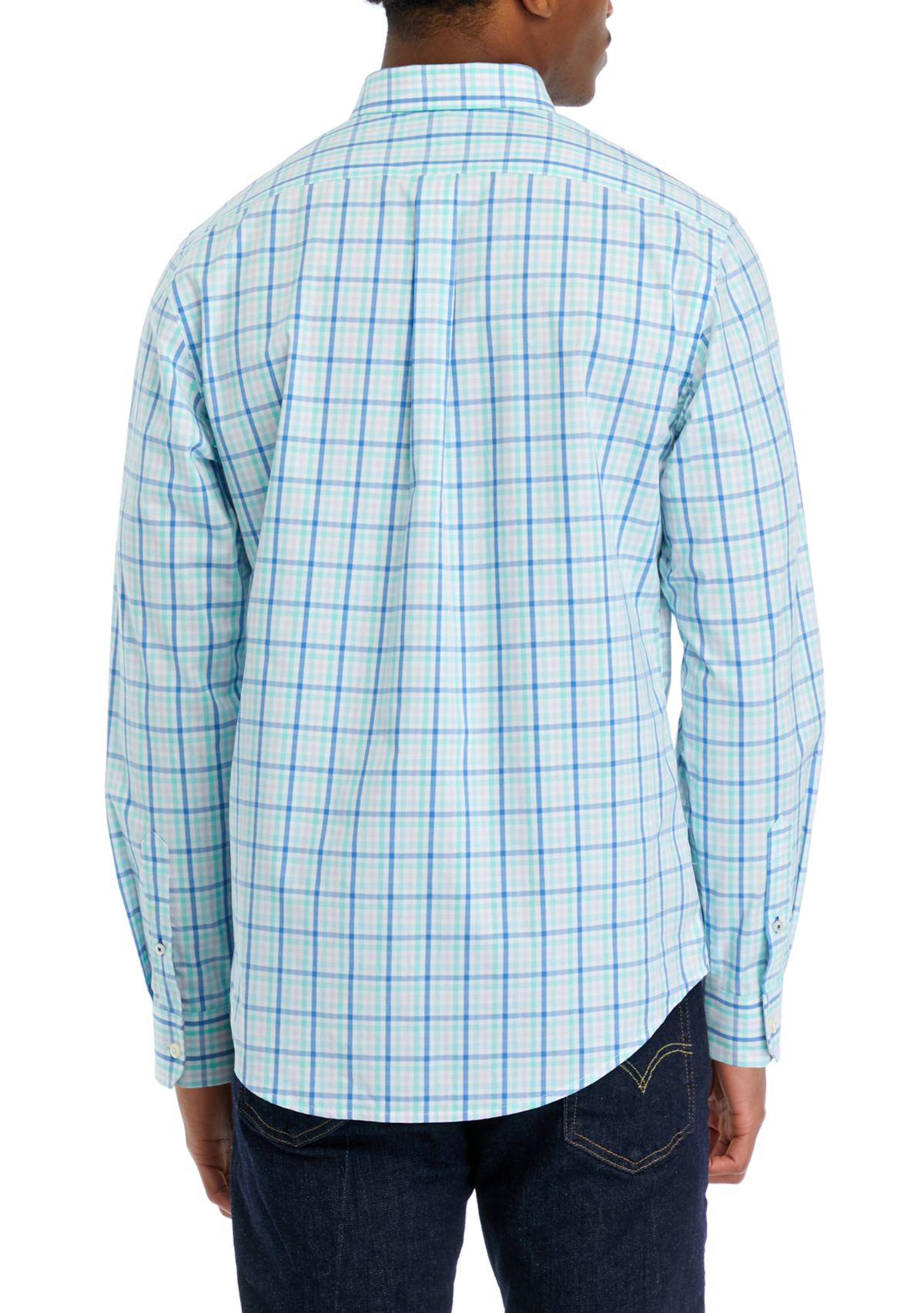 Performance Comfort Long Sleeve Button Down Shirt