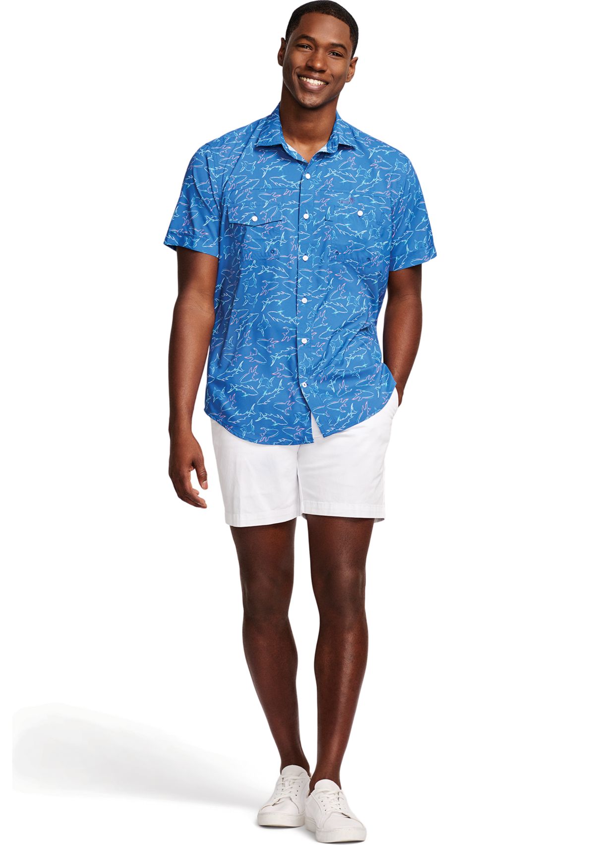 Sunshield Performance Short Sleeve Button Down Shirt