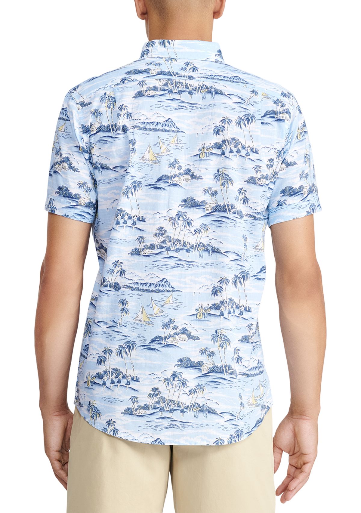 Dockside ChambrayShort Sleeve Button Down Shirt