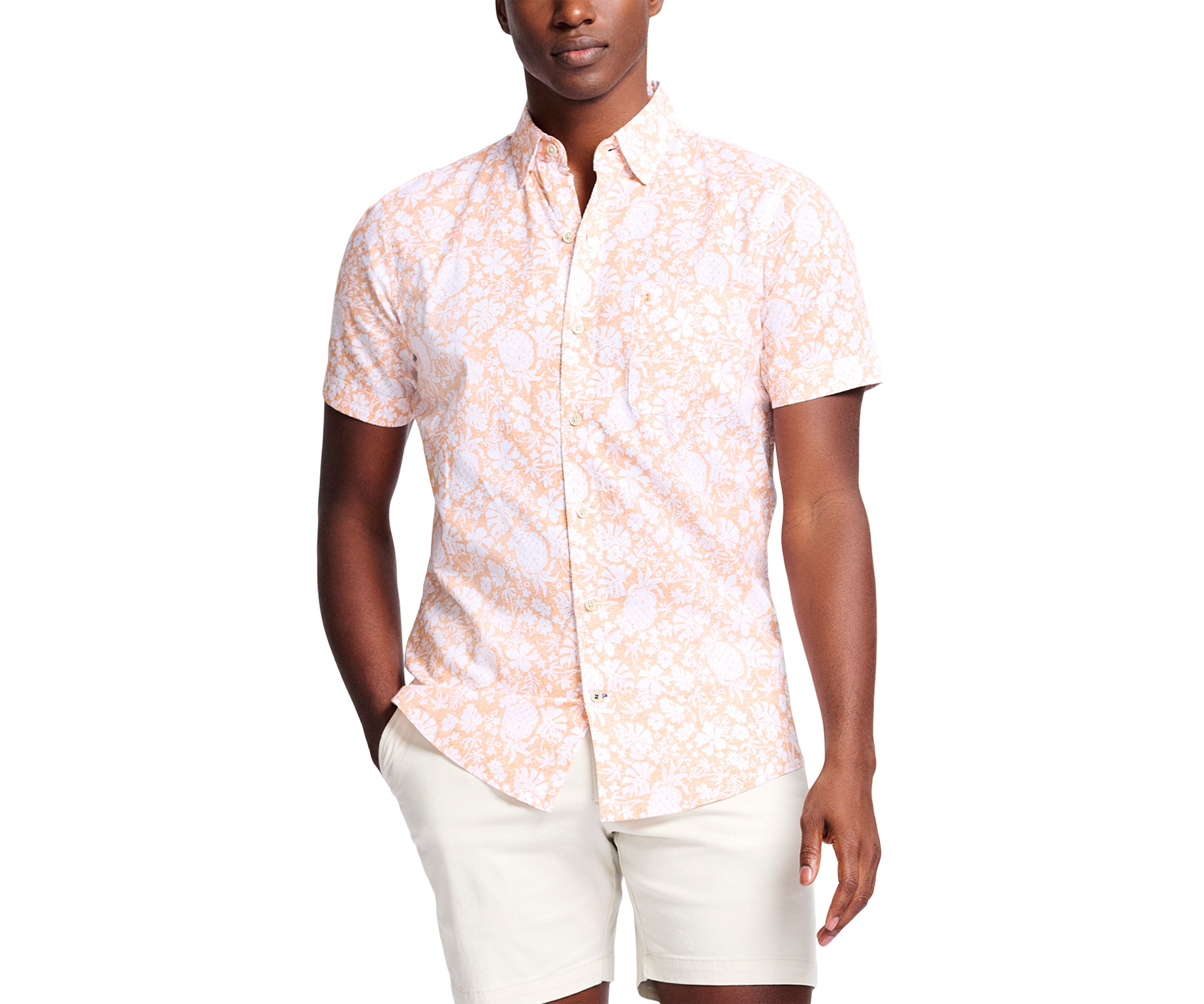 Dockside ChambrayShort Sleeve Button Down Shirt