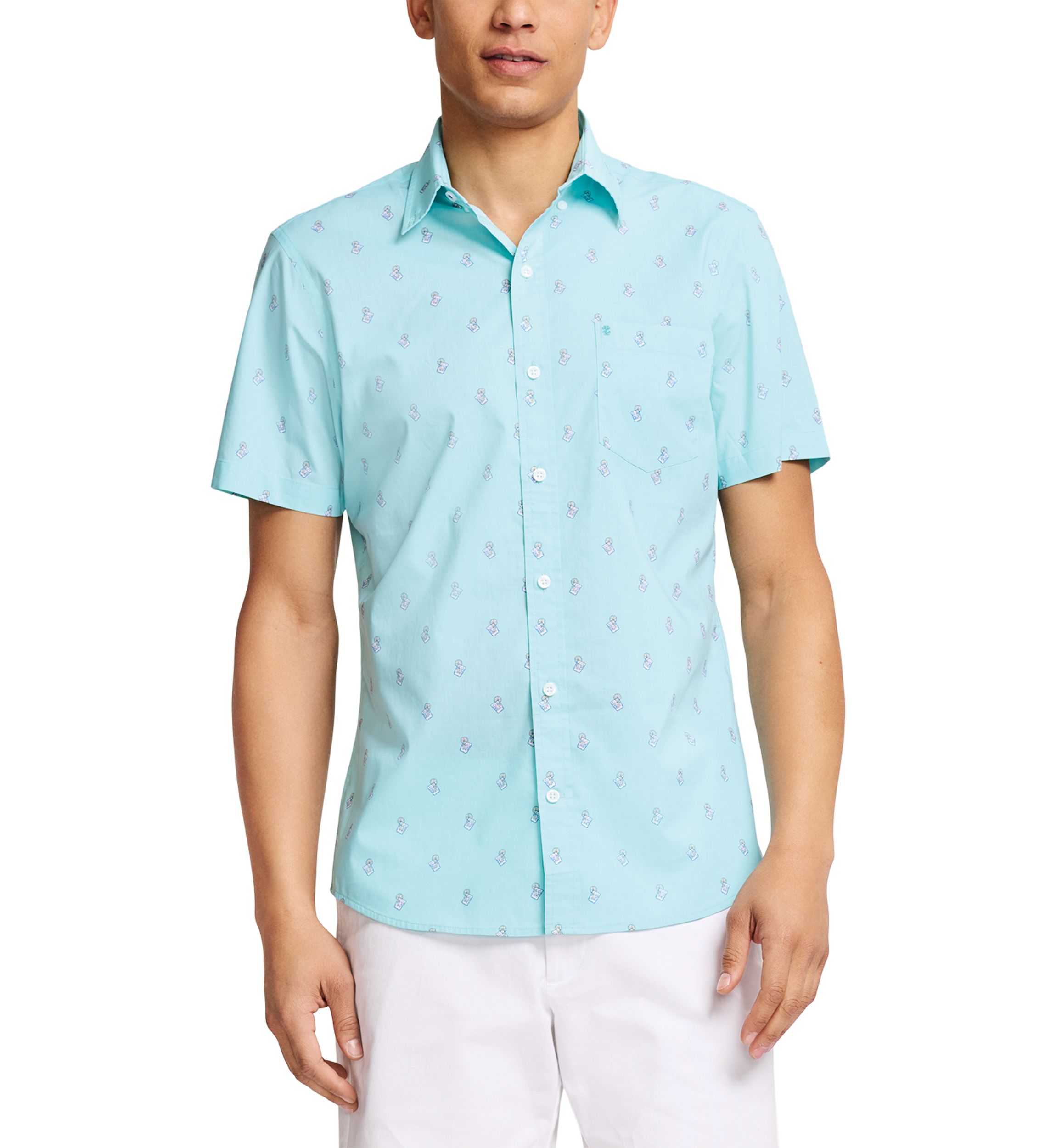 Breeze Short Sleeve Button Down Shirt