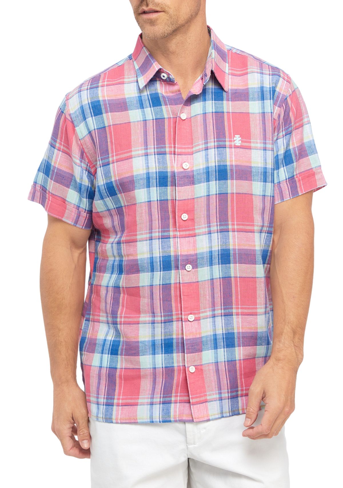 Plaid Linen Shirt 