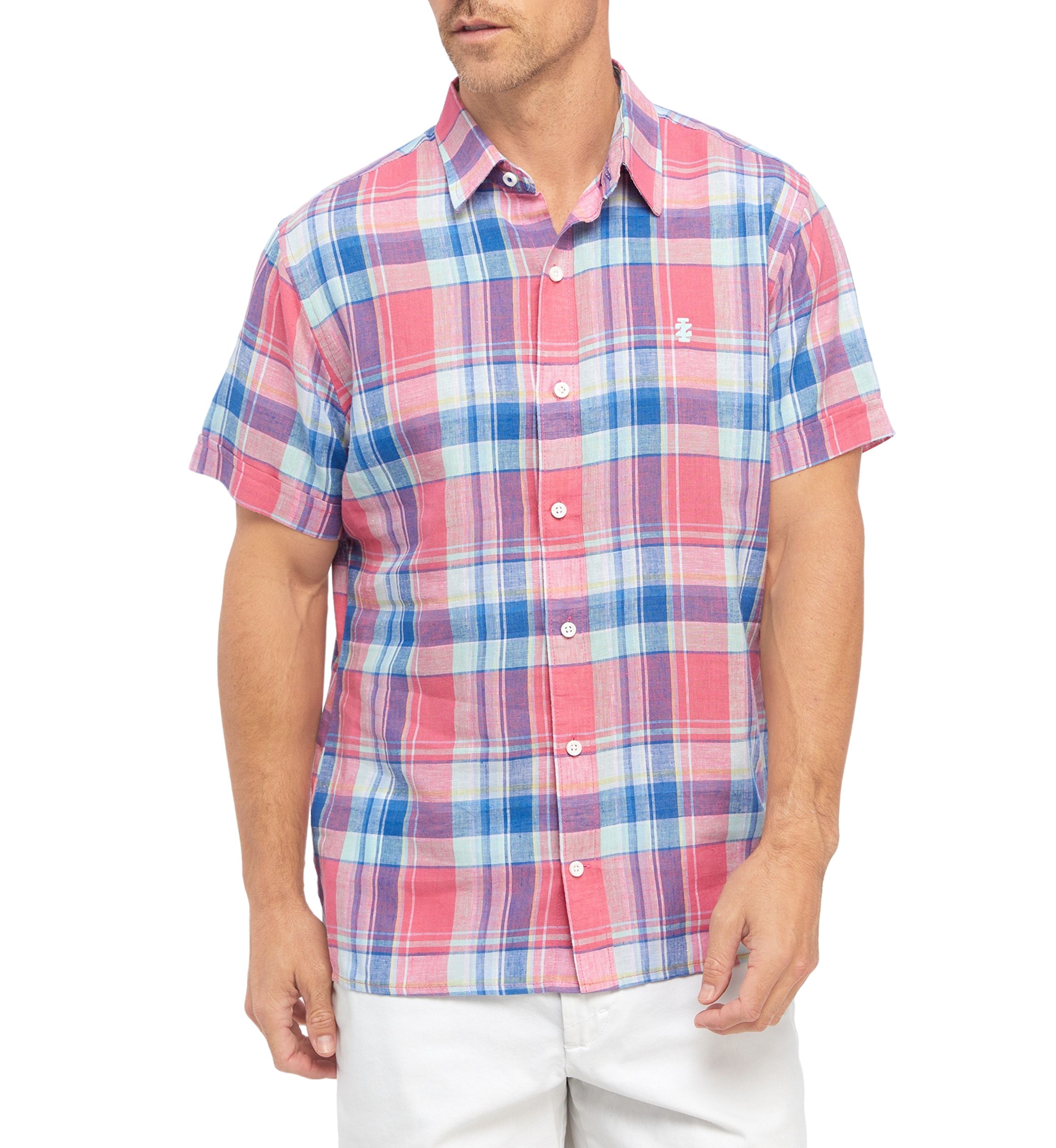 Plaid Linen Shirt 