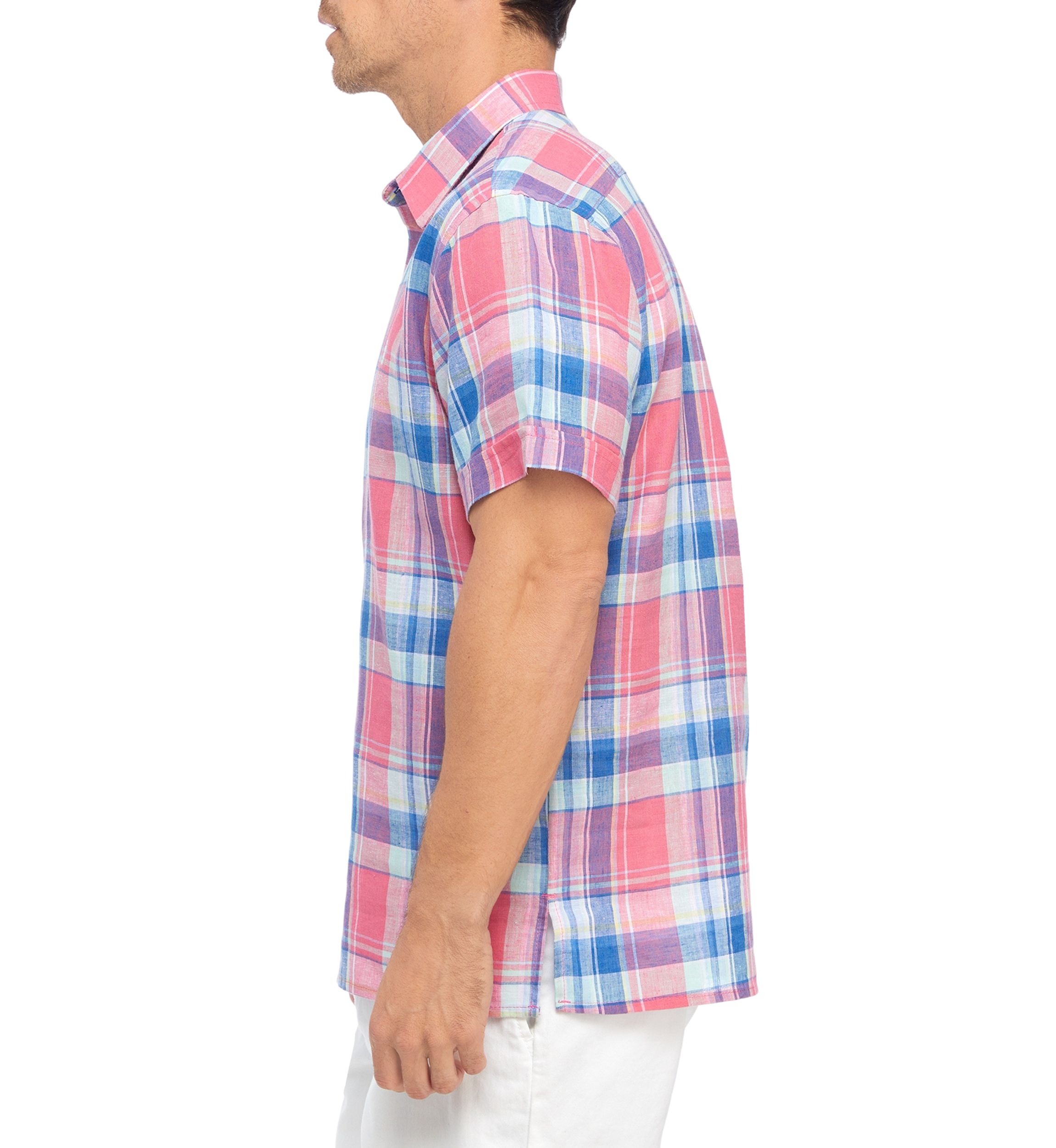 Plaid Linen Shirt 
