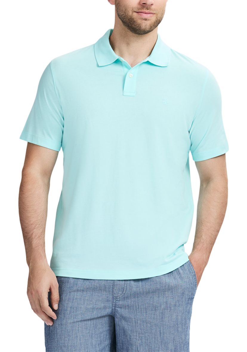 Jersey Melangé Short Sleeve Polo Shirt