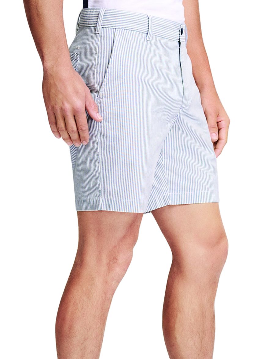 Seersucker Stripe Shorts 