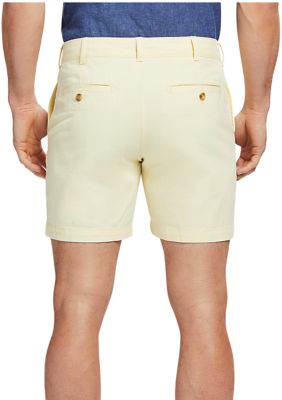 Lucky Brand Shorts Mens 34 Tan Linen Blend Chino Outdoor Flat