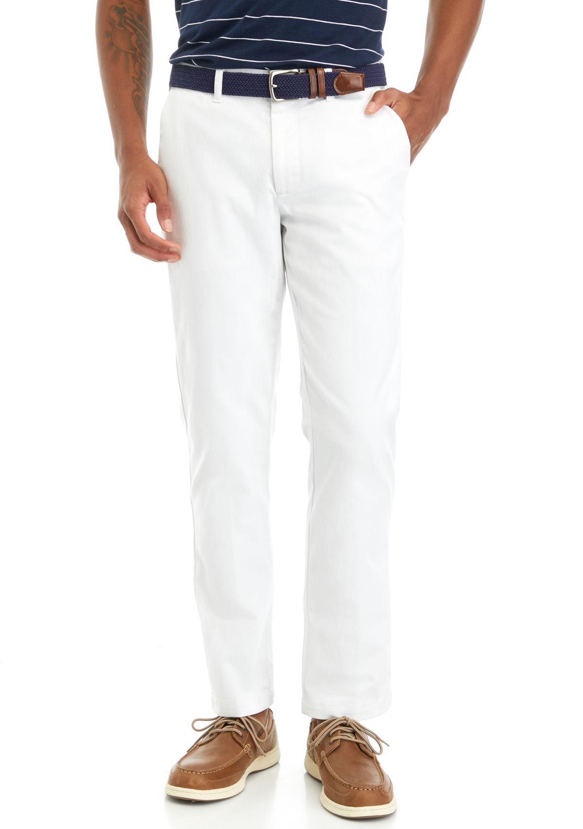 American Chino Flat Front Straight Fit Pants