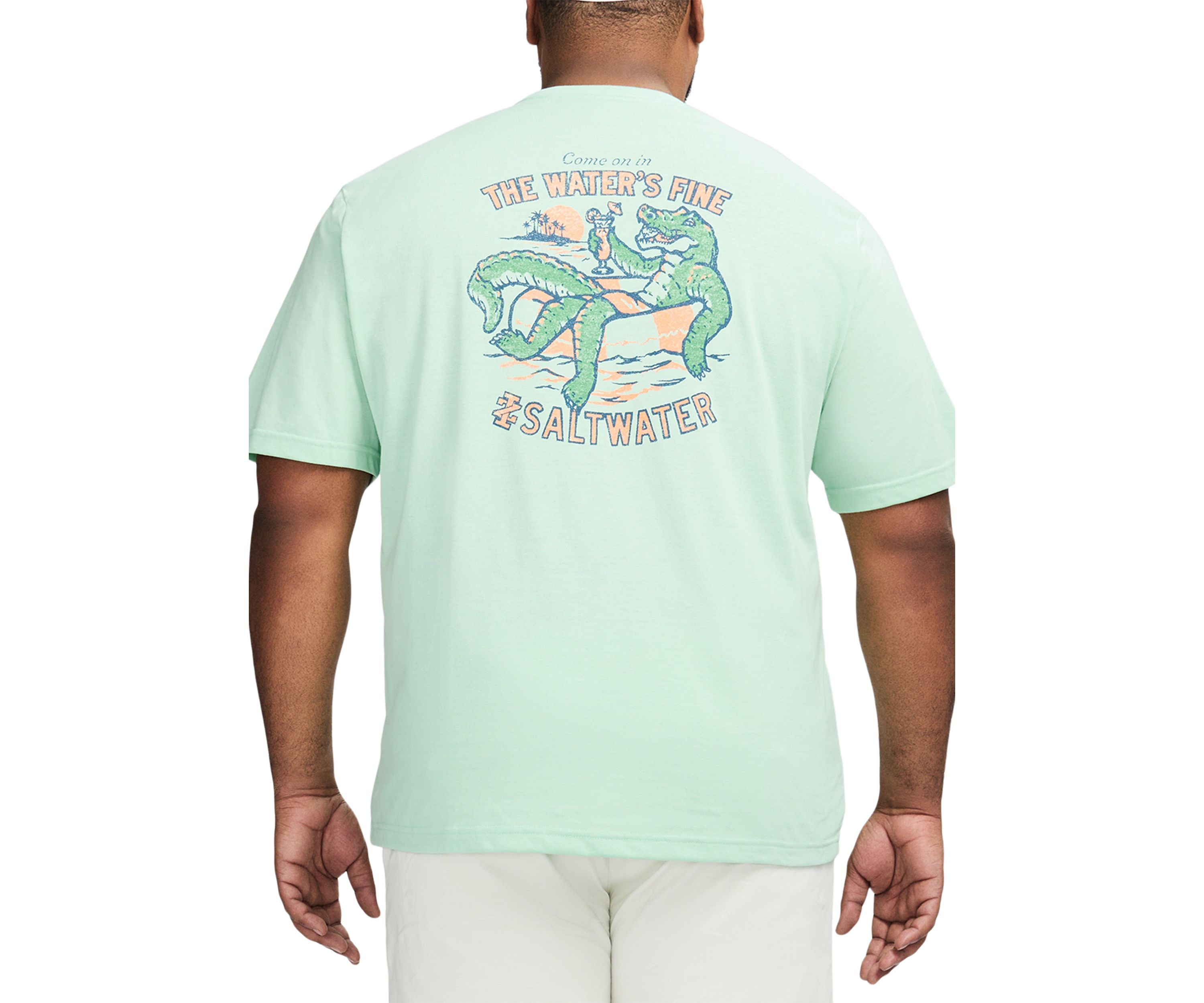 Big & Tall Saltwater Short Sleeve Graphic T-Shirt