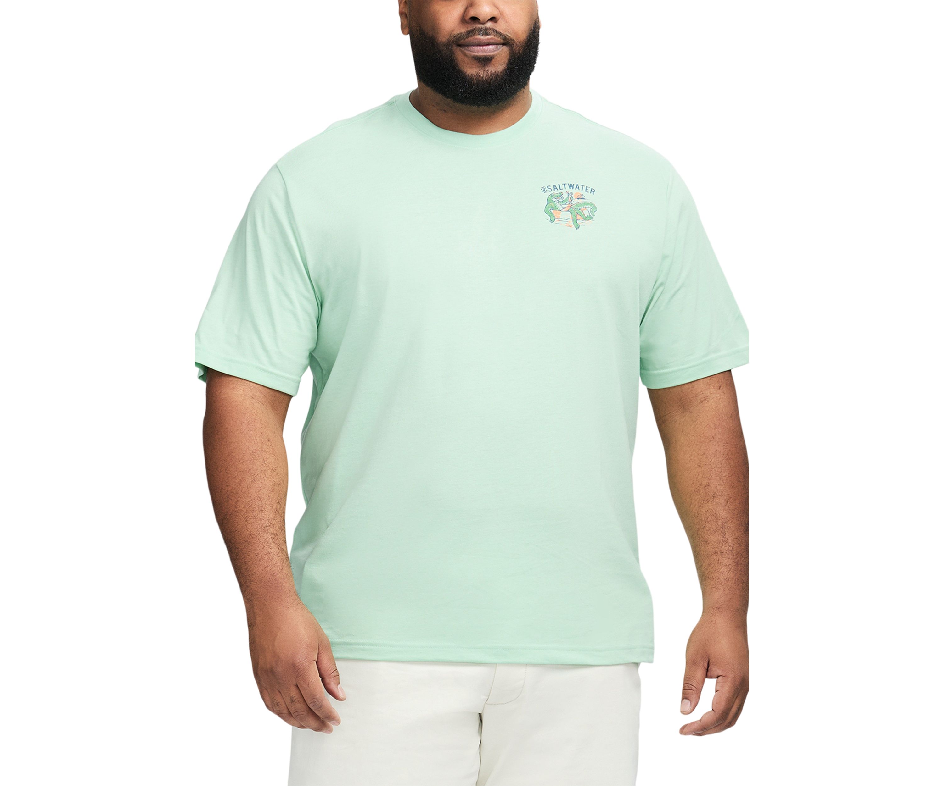 Big & Tall Saltwater Short Sleeve Graphic T-Shirt