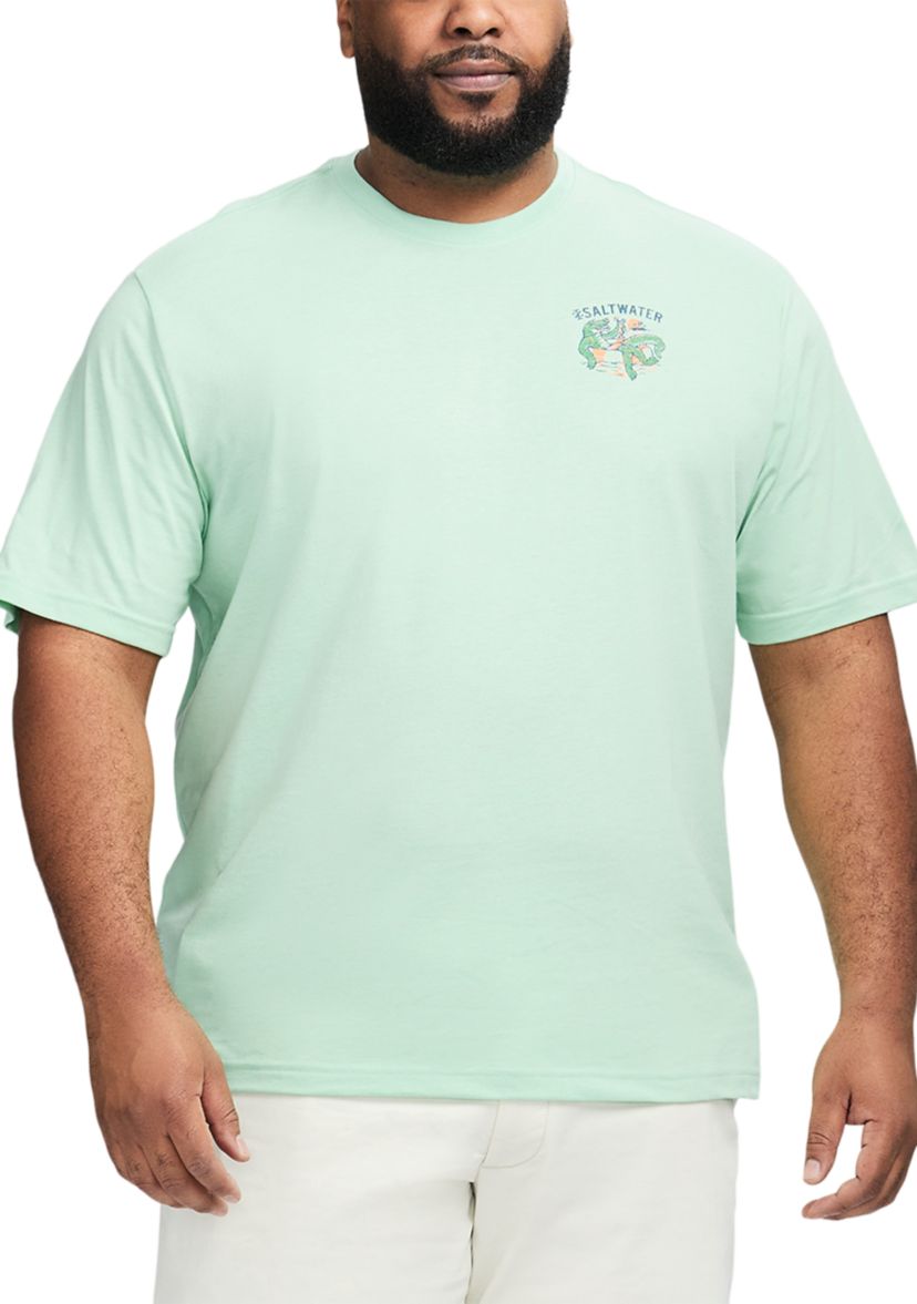 Big & Tall Saltwater Short Sleeve Graphic T-Shirt