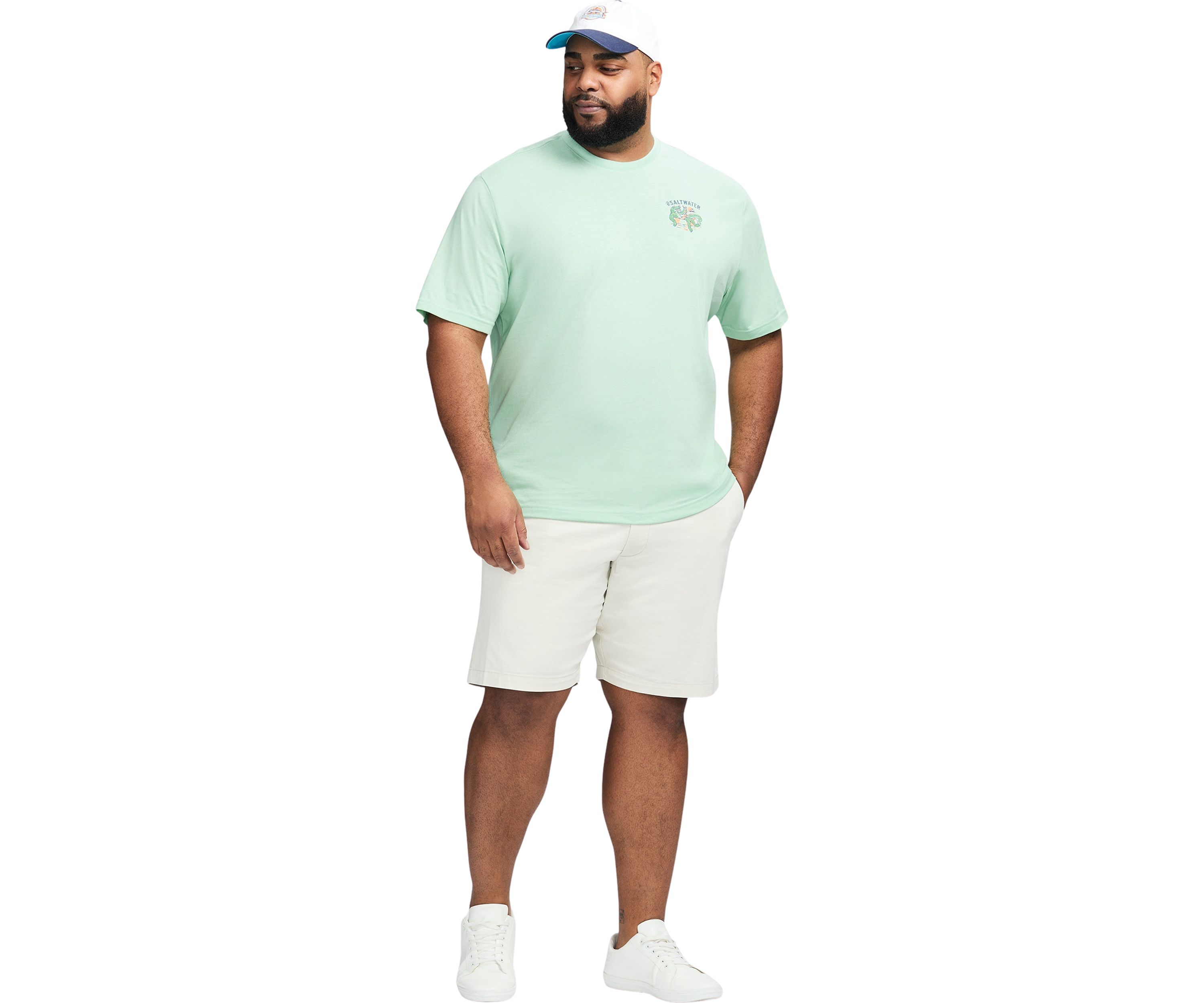 Big & Tall Saltwater Short Sleeve Graphic T-Shirt