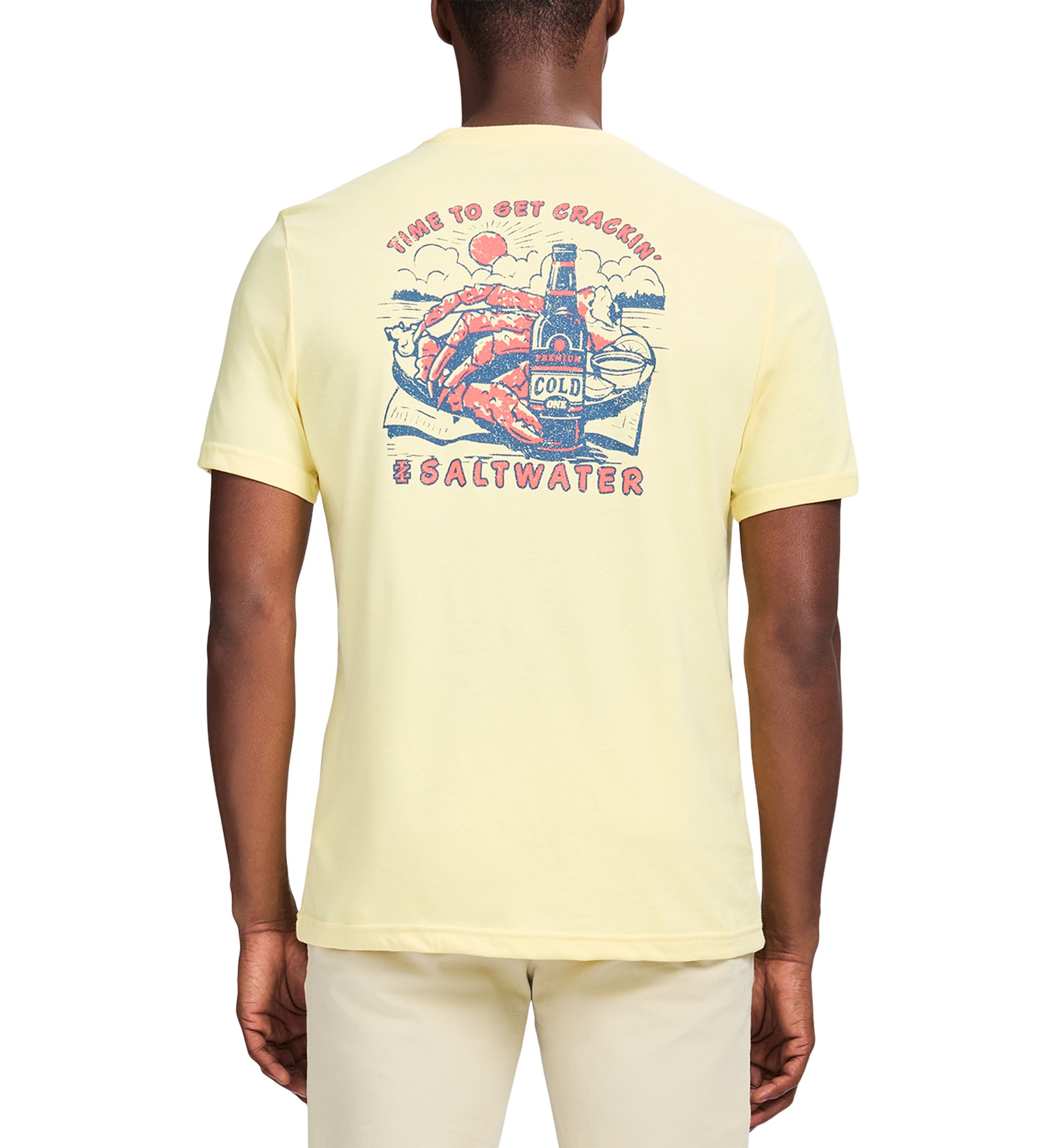 Short Sleeve Soft Washed Graphic Crew T-Shirt