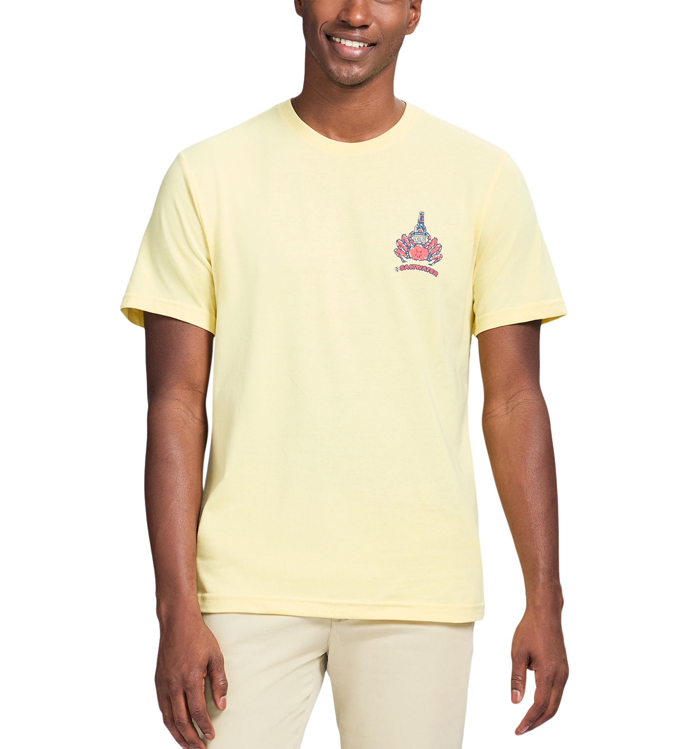 Short Sleeve Soft Washed Graphic Crew T-Shirt
