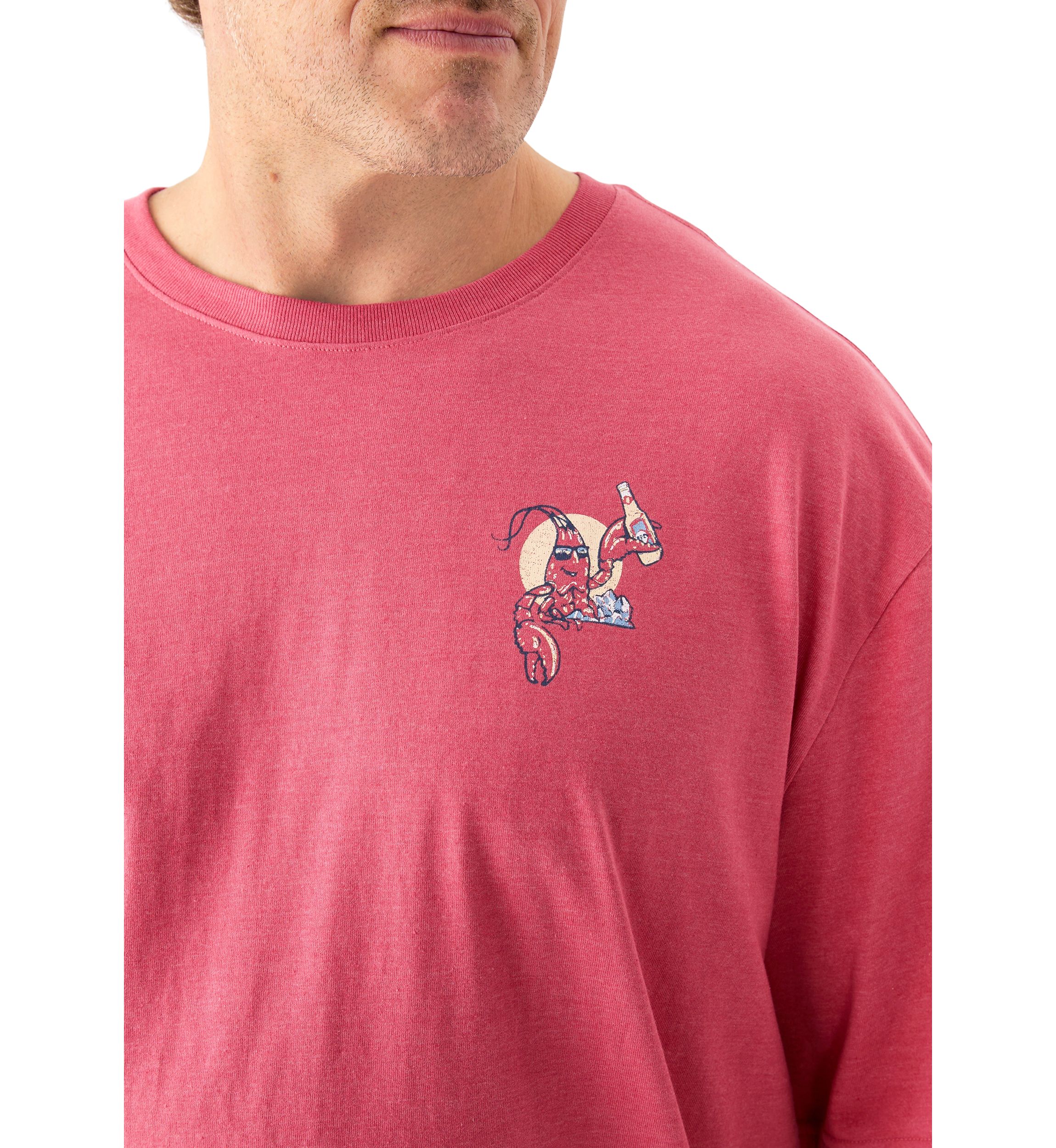 Big & Tall Short Sleeve Lobster Graphic T-Shirt 