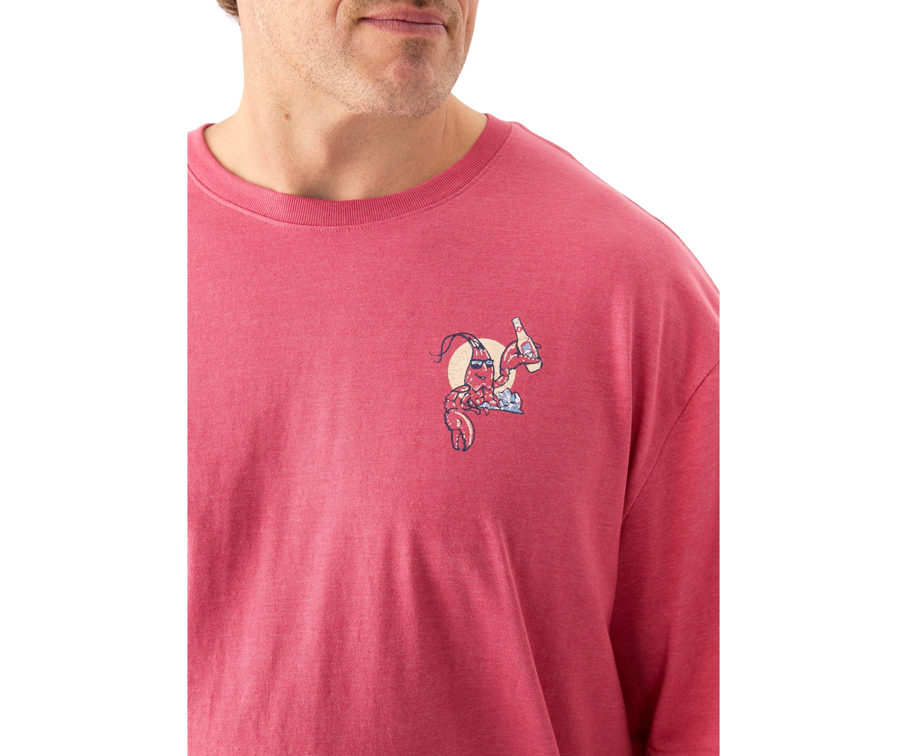 Big & Tall Short Sleeve Lobster Graphic T-Shirt 
