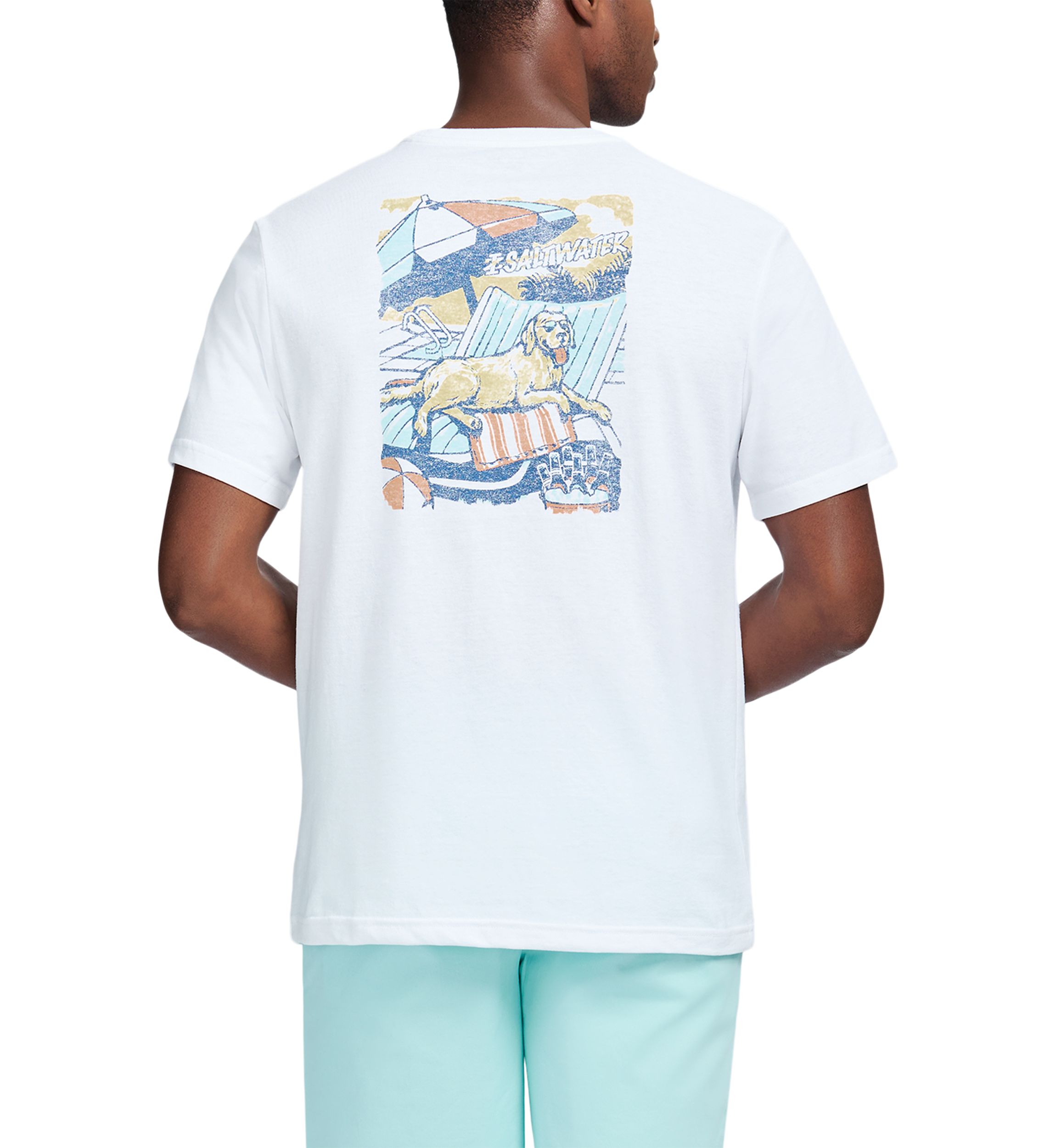 Short Sleeve Soft Washed Graphic Crew T-Shirt 