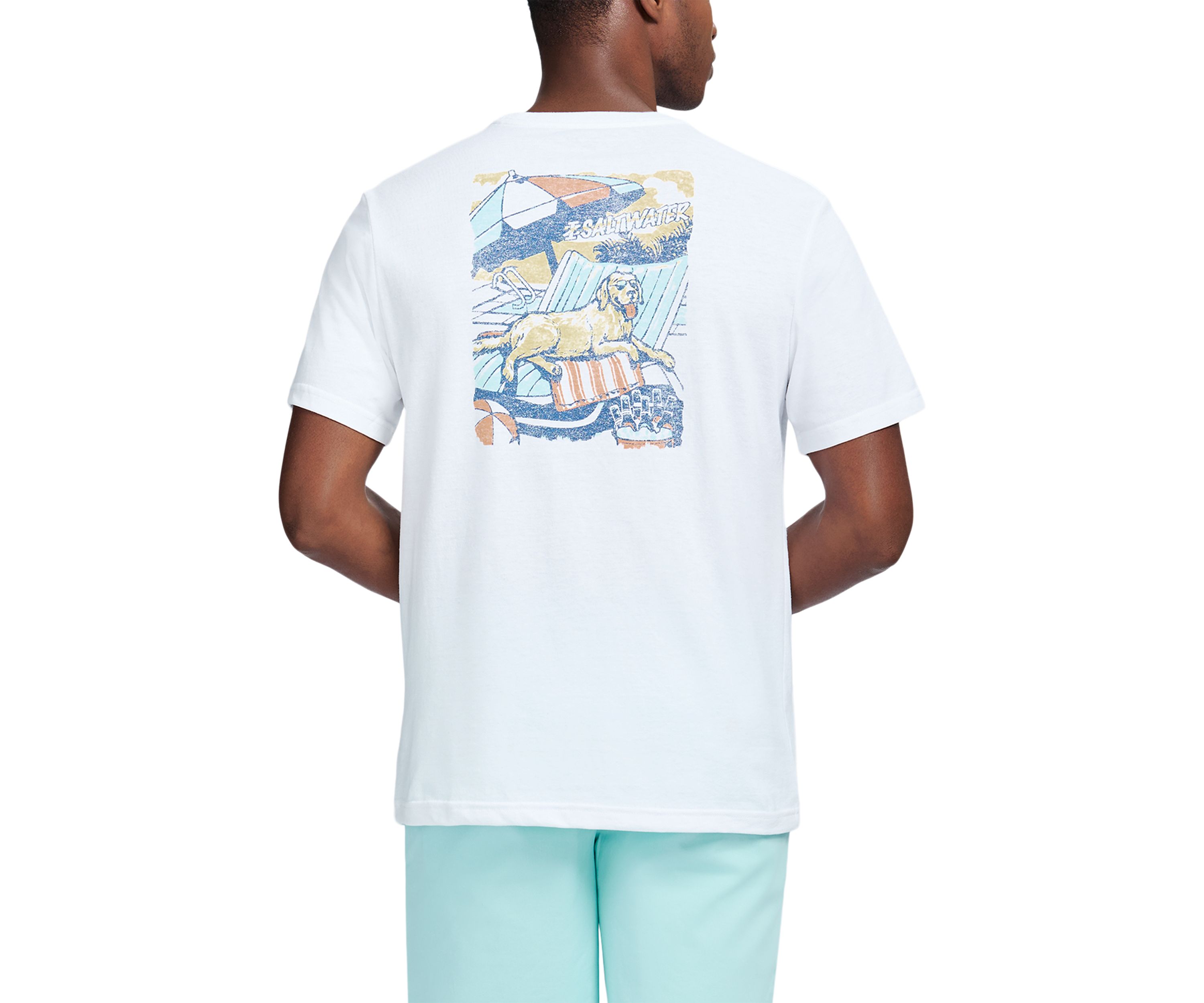 Short Sleeve Soft Washed Graphic Crew T-Shirt 