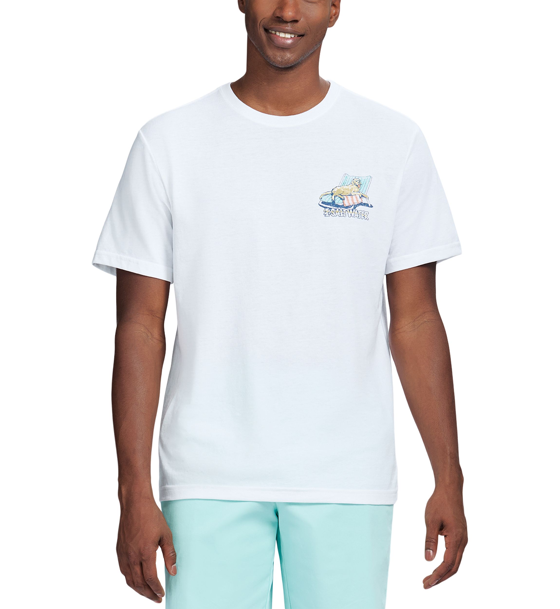 Short Sleeve Soft Washed Graphic Crew T-Shirt 