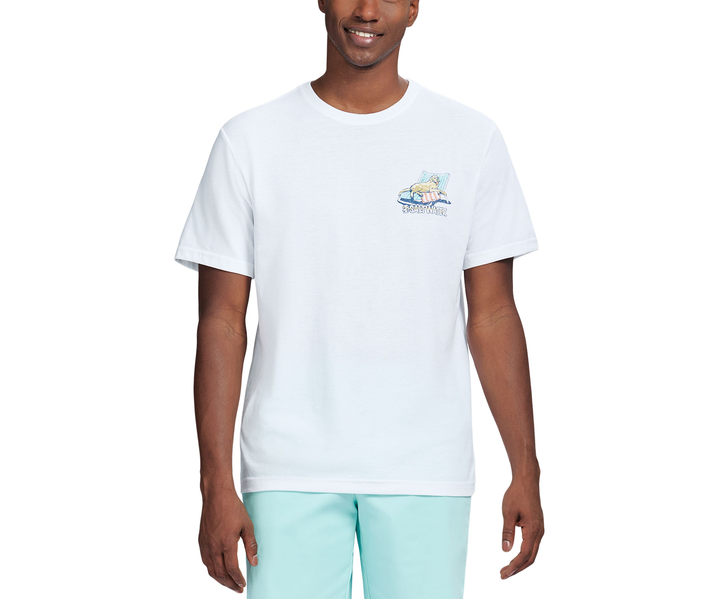 Short Sleeve Soft Washed Graphic Crew T-Shirt 