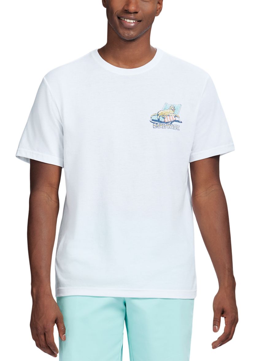 Short Sleeve Soft Washed Graphic Crew T-Shirt 