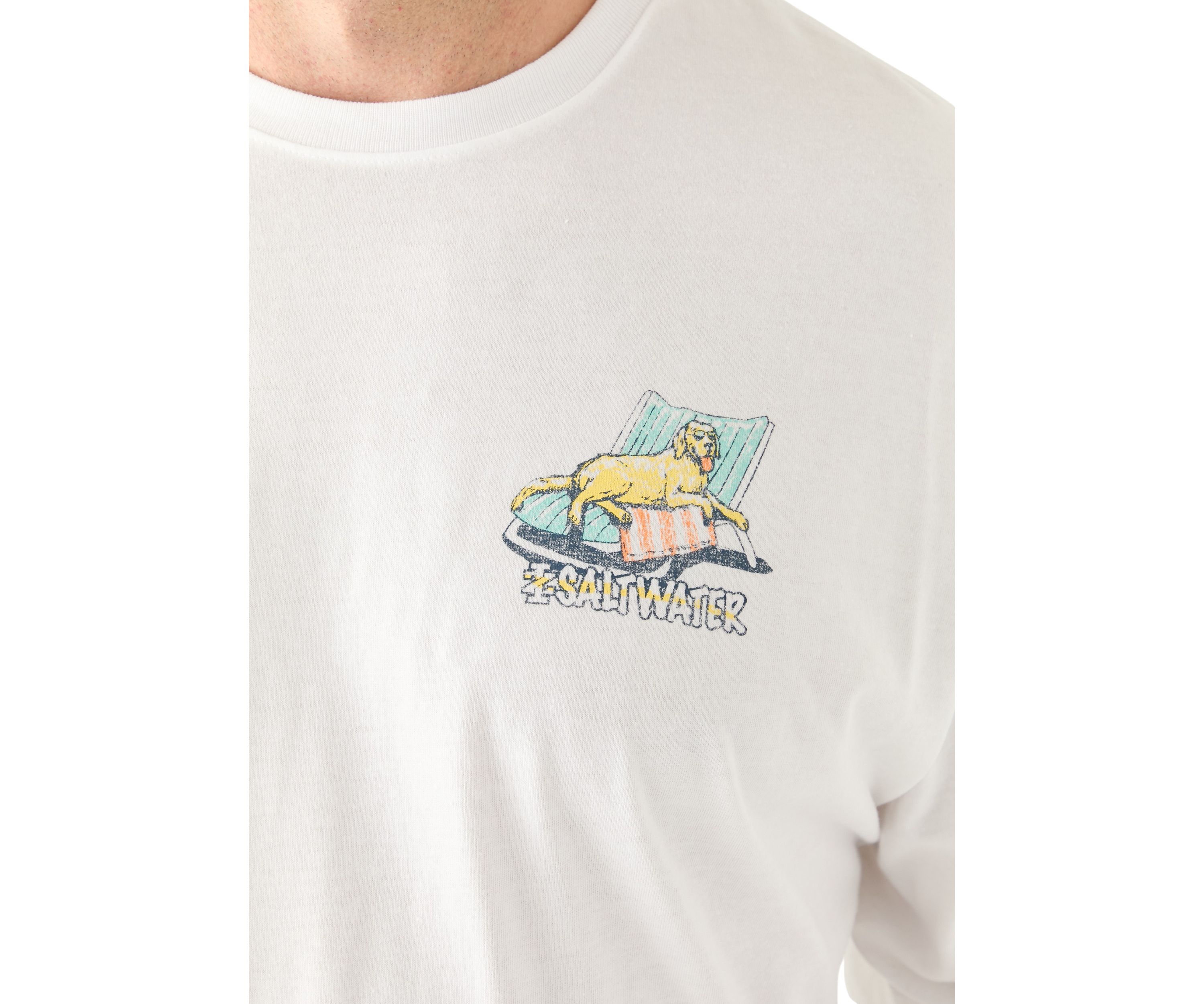 Short Sleeve Pool Day Dog Graphic T-Shirt