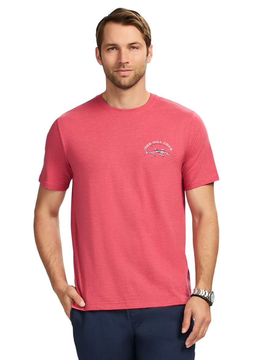 Short Sleeve Soft Washed Graphic Crew Neck T-Shirt 