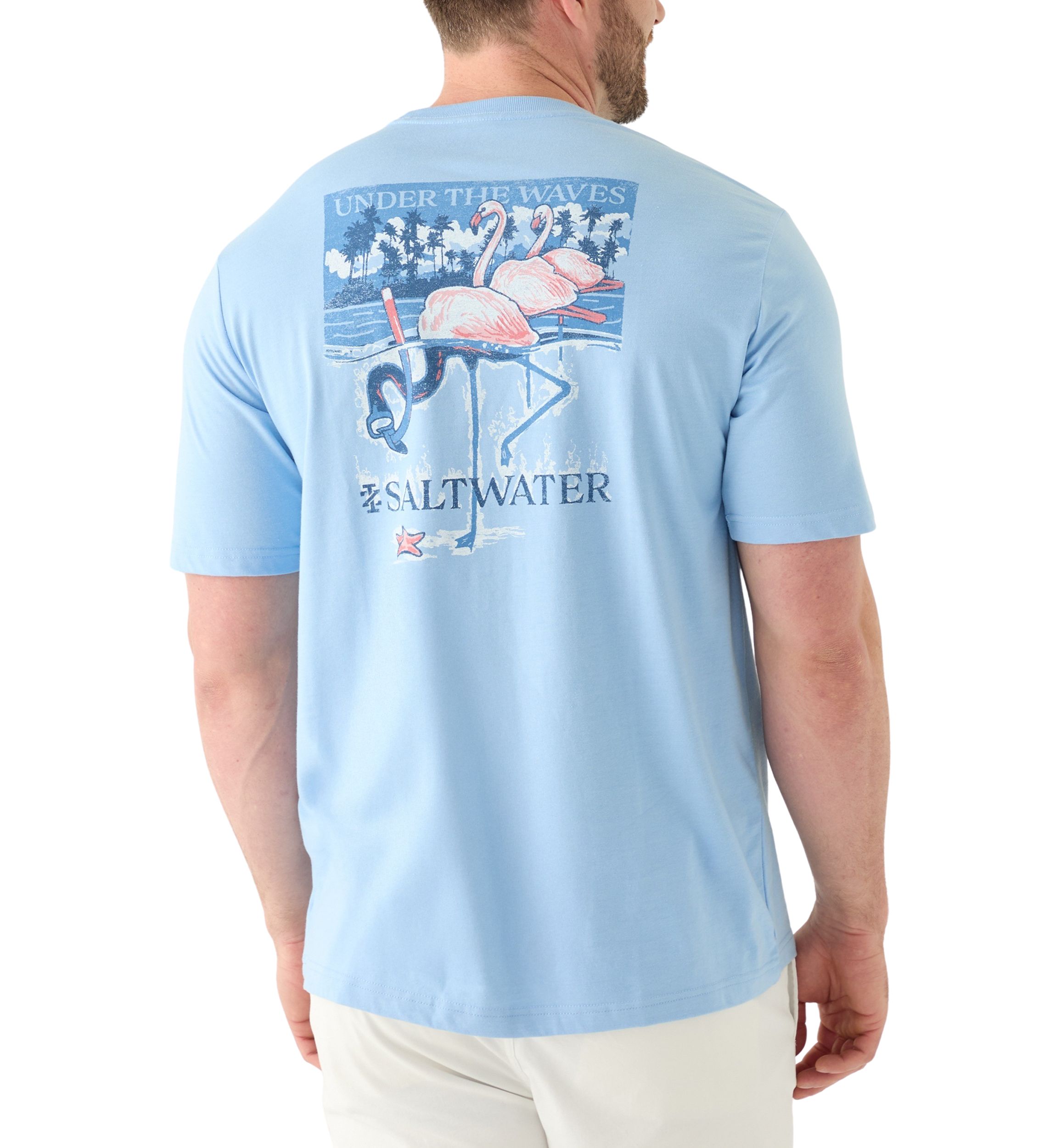 Big & Tall Saltwater Short Sleeve Graphic T-Shirt