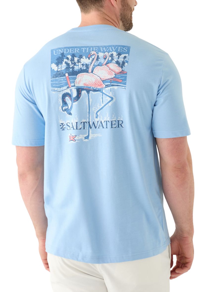 Big & Tall Saltwater Short Sleeve Graphic T-Shirt