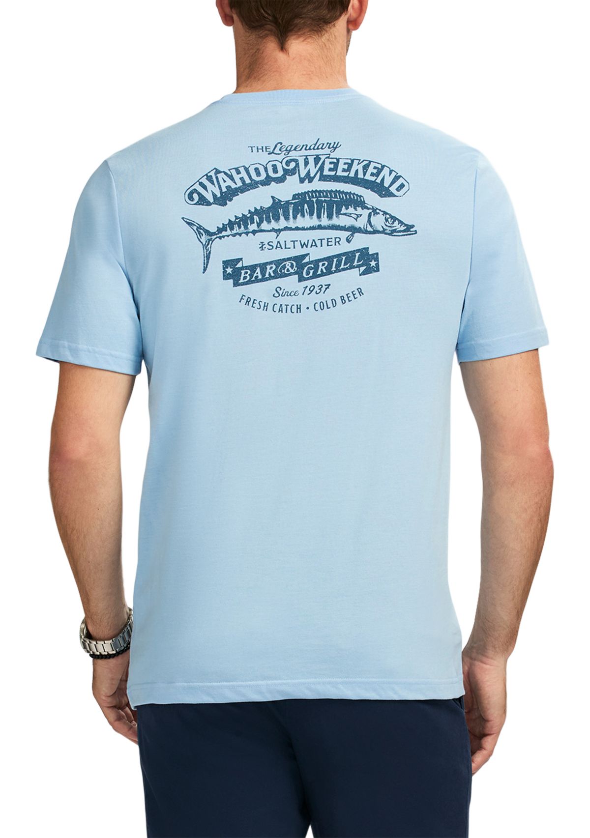 Soft Wash Short Sleeve Graphic Crew Neck T-Shirt