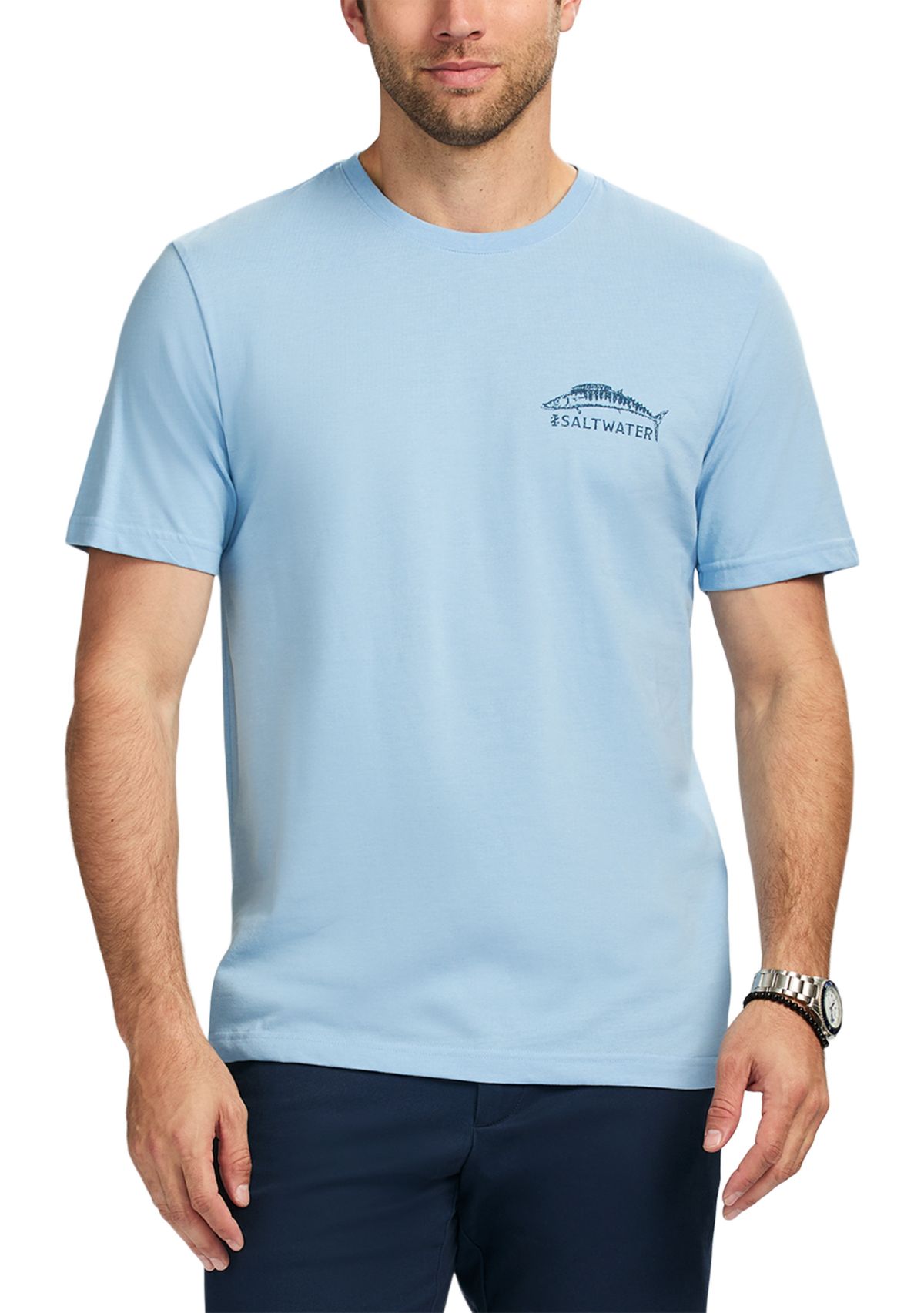 Soft Wash Short Sleeve Graphic Crew Neck T-Shirt
