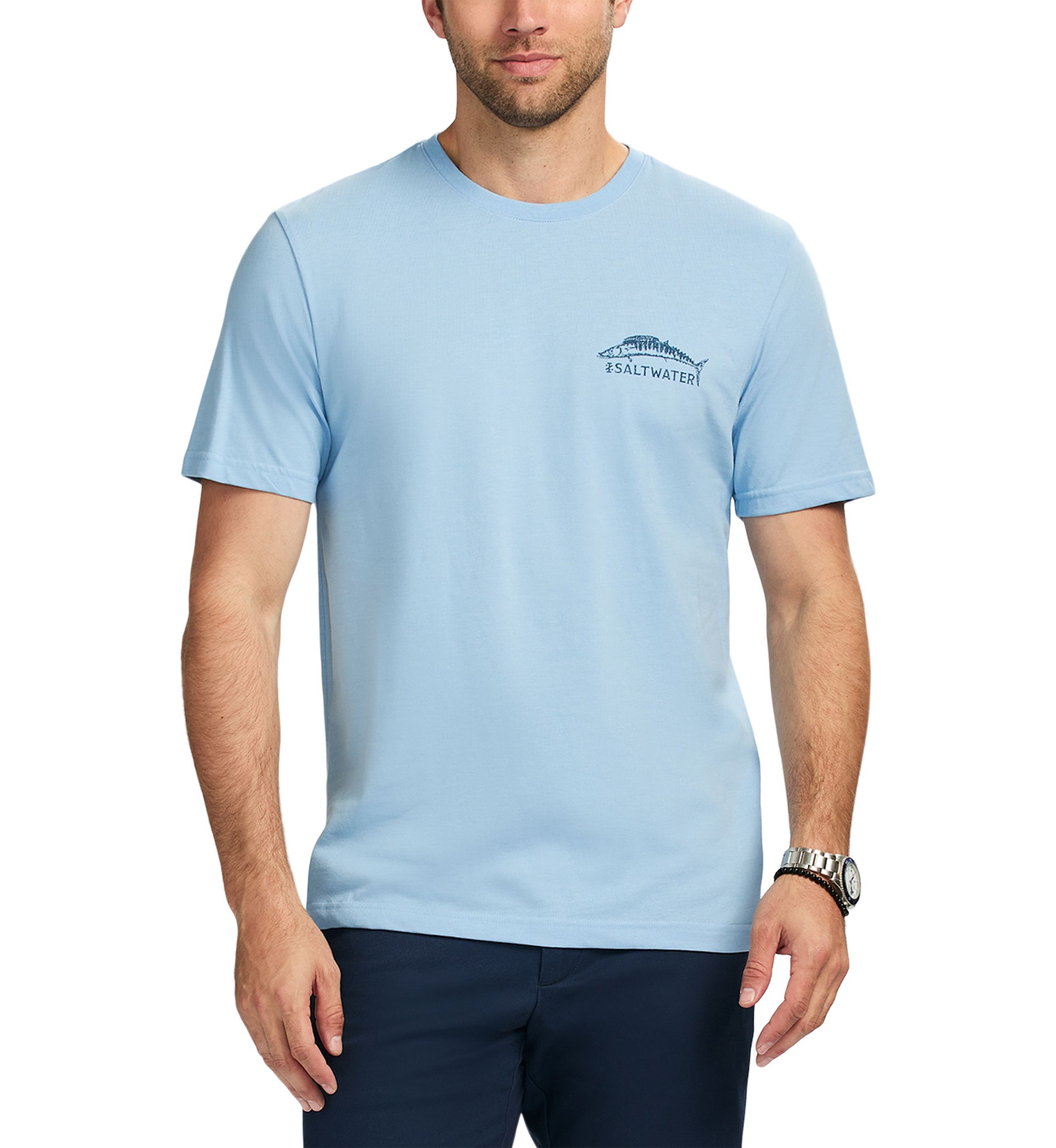 Soft Wash Short Sleeve Graphic Crew Neck T-Shirt