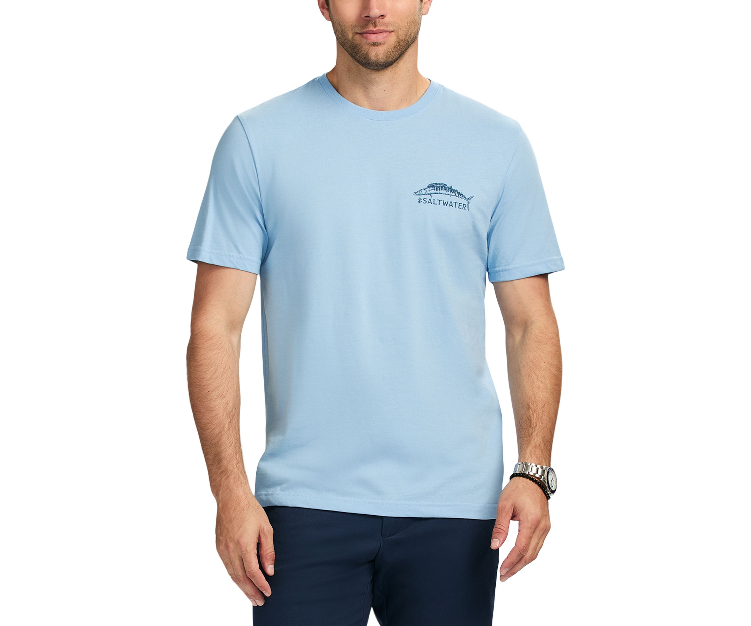 Soft Wash Short Sleeve Graphic Crew Neck T-Shirt