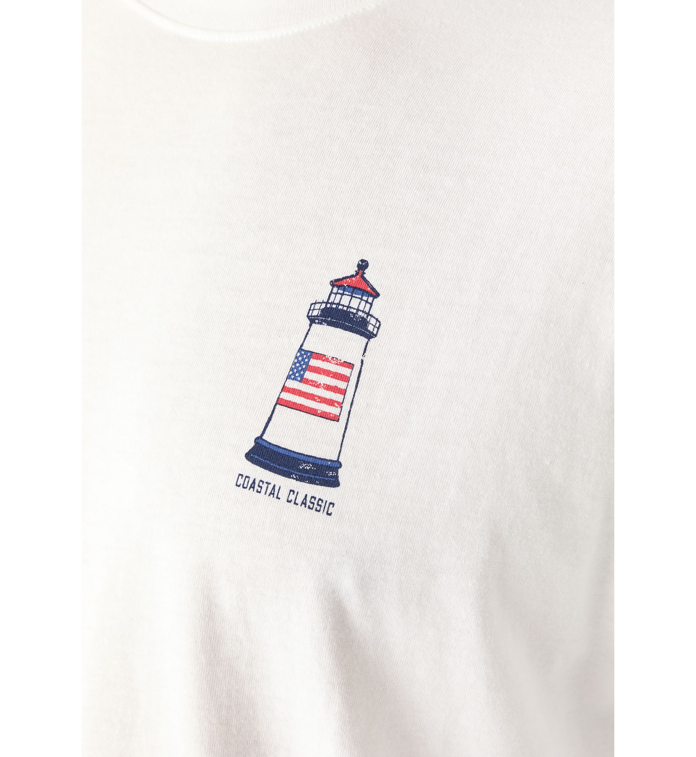 Big & Tall Short Sleeve Coastal Classic Lighthouse Graphic T-Shirt