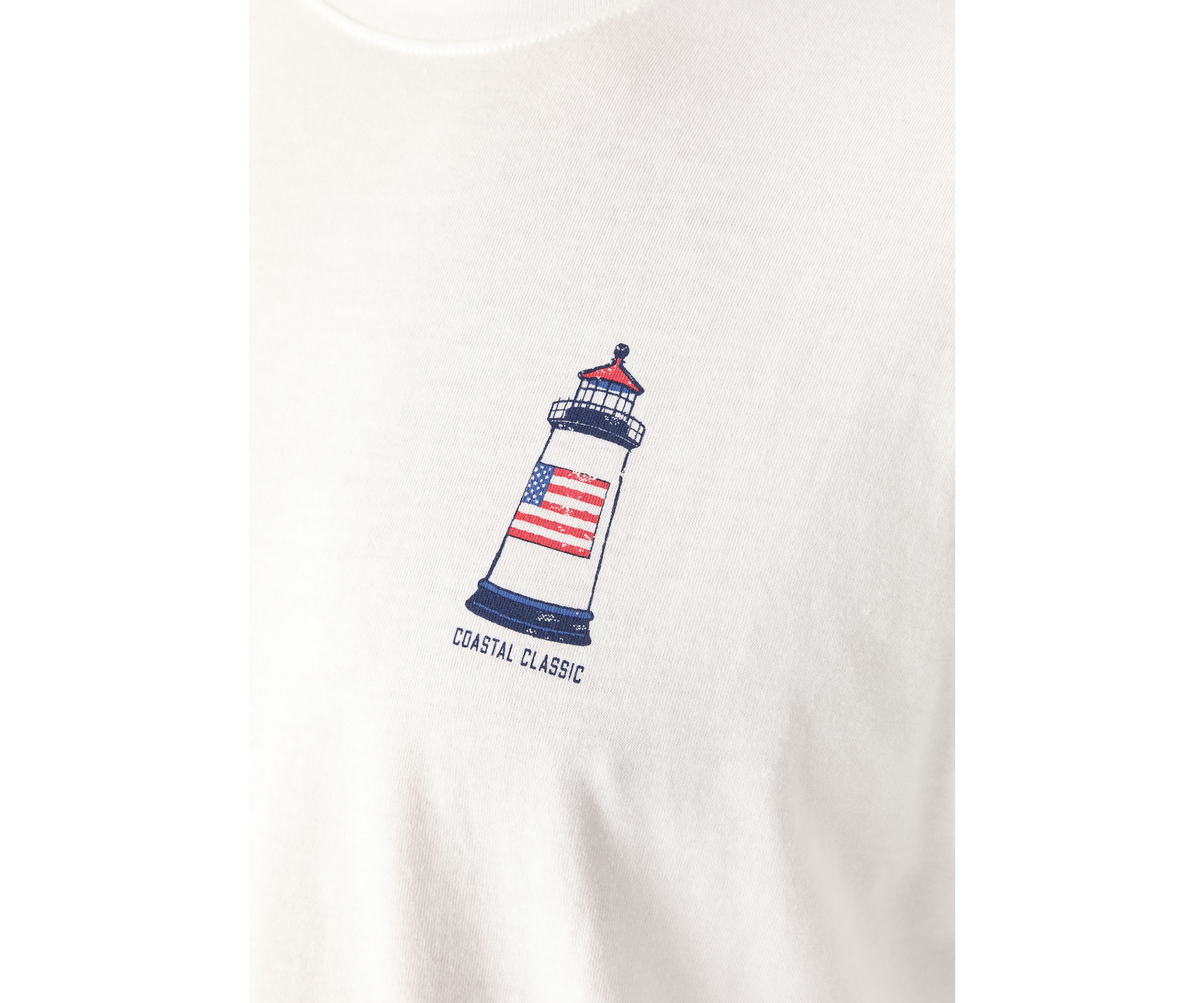 Big & Tall Short Sleeve Coastal Classic Lighthouse Graphic T-Shirt