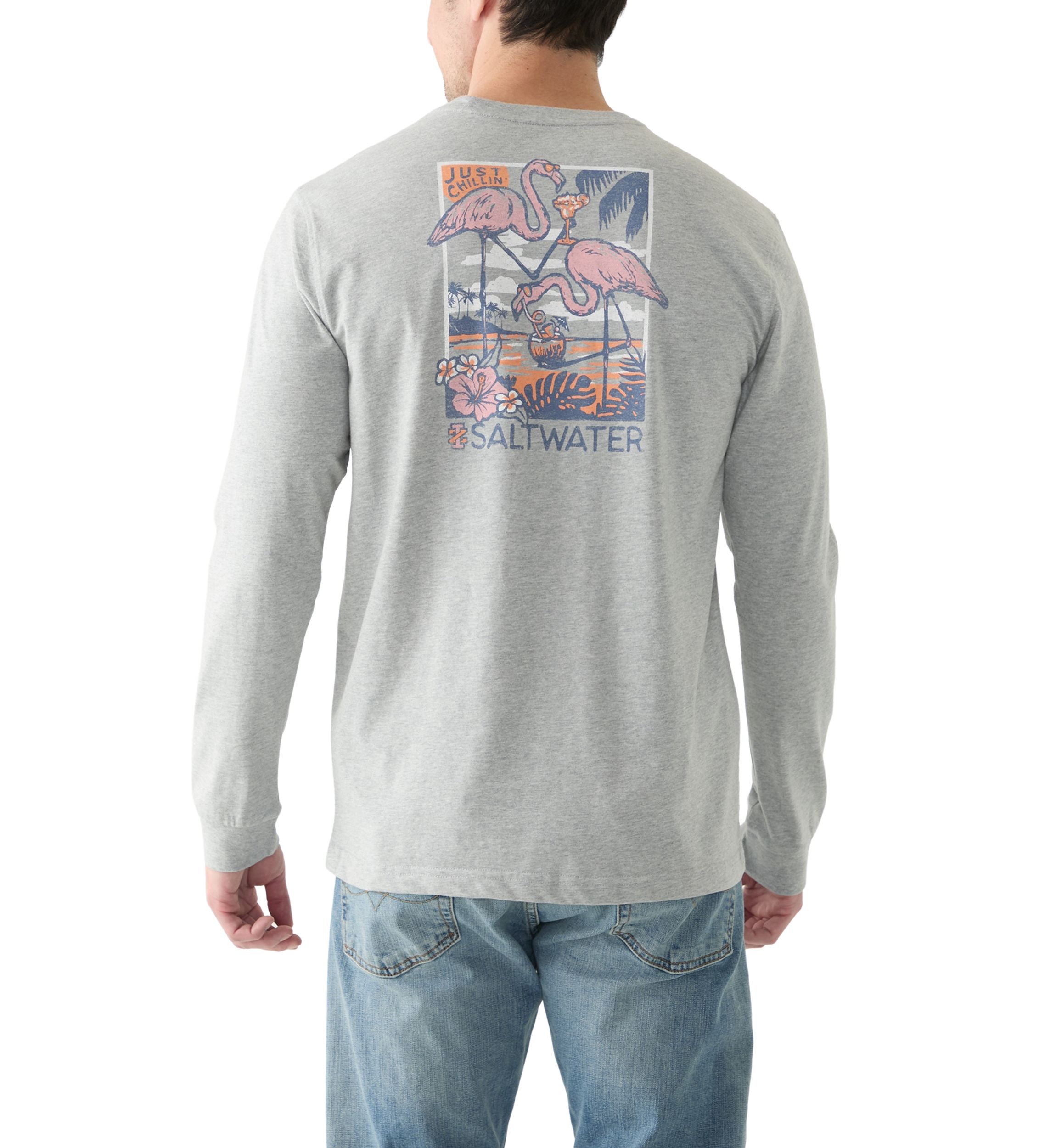 Soft Washed Long Sleeve Graphic T-Shirt