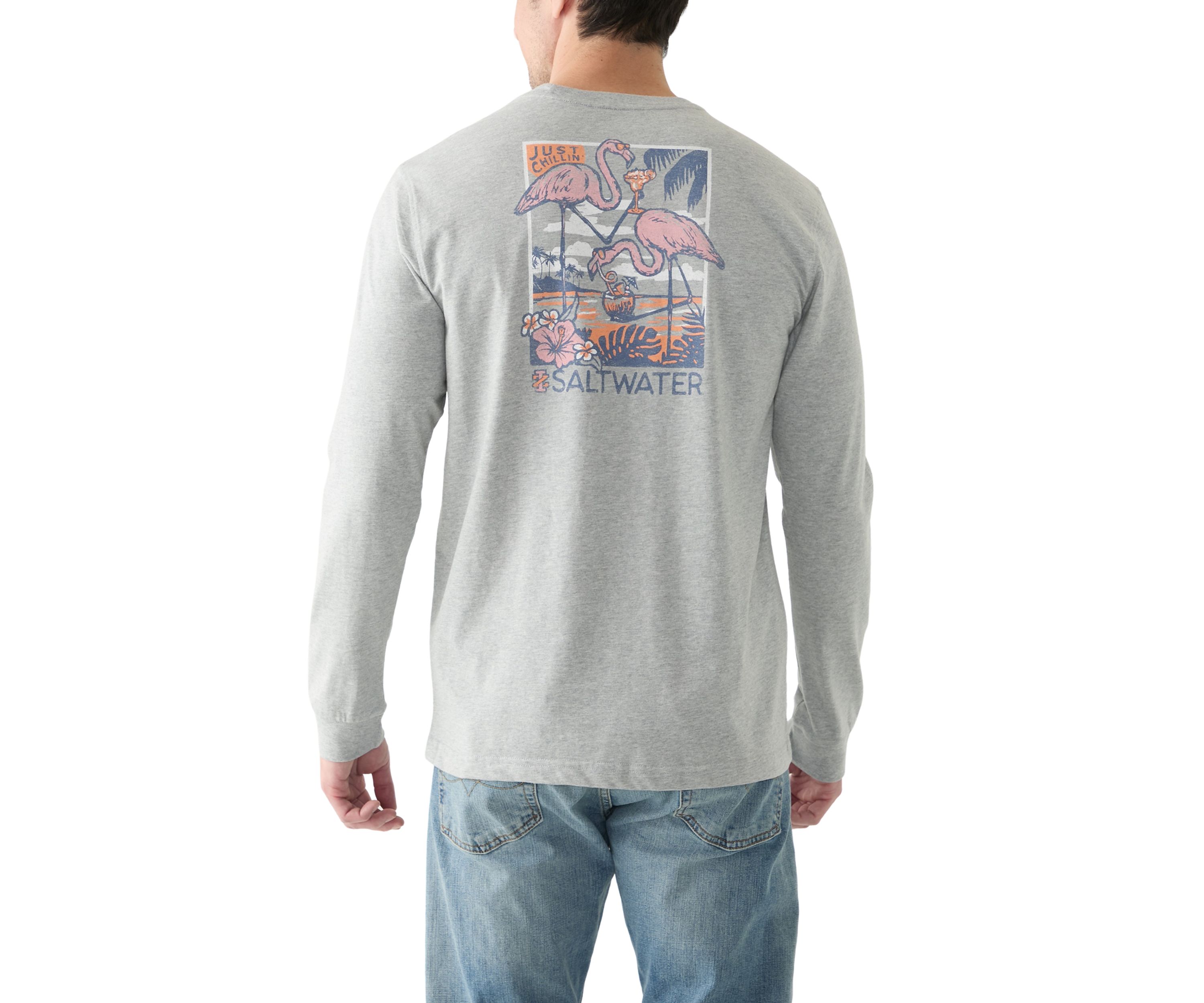 Soft Washed Long Sleeve Graphic T-Shirt